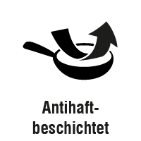 Eigenschaft - Antihaftbeschichtet