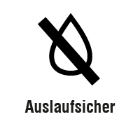 Eigenschaft - Auslaufsicher