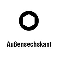 Eigenschaft - Aussensechskant