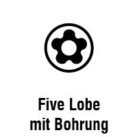 Eigenschaft - Five-Lob-Bohrung