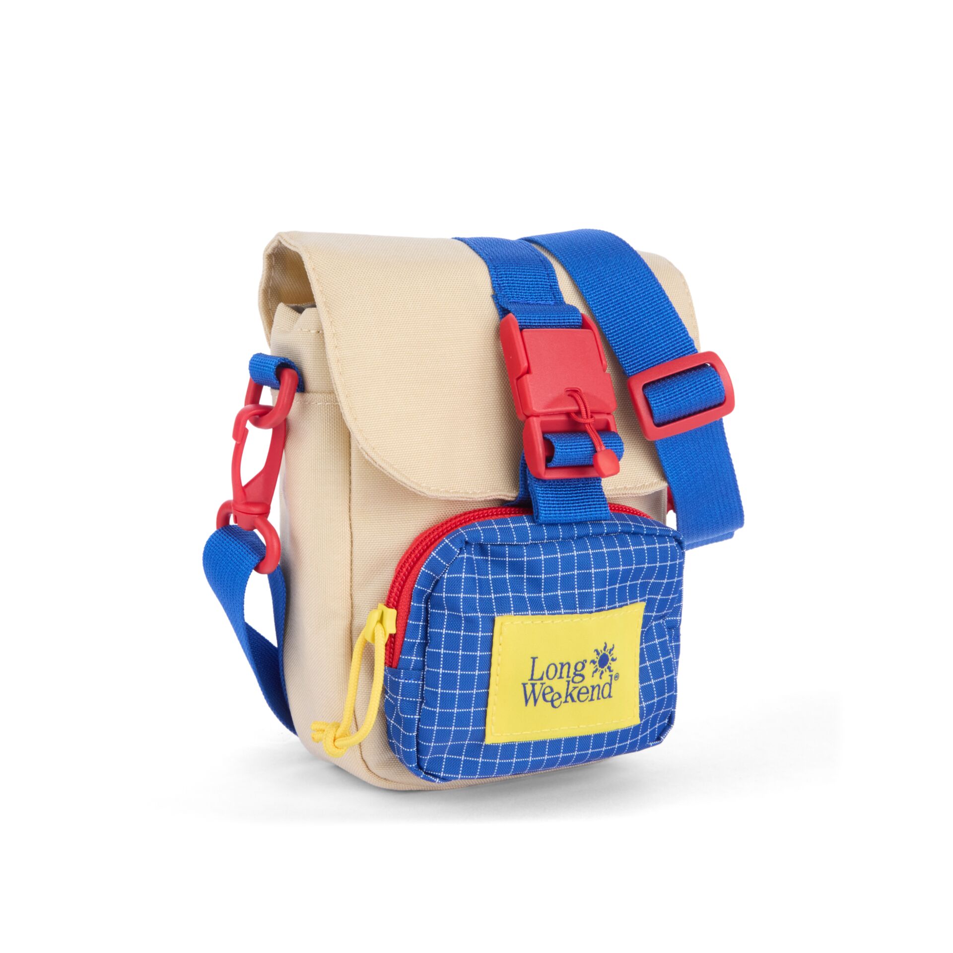 Kinderrucksack, Mini-Tasche, Gurtband, Brettmuster, Fronttasche
