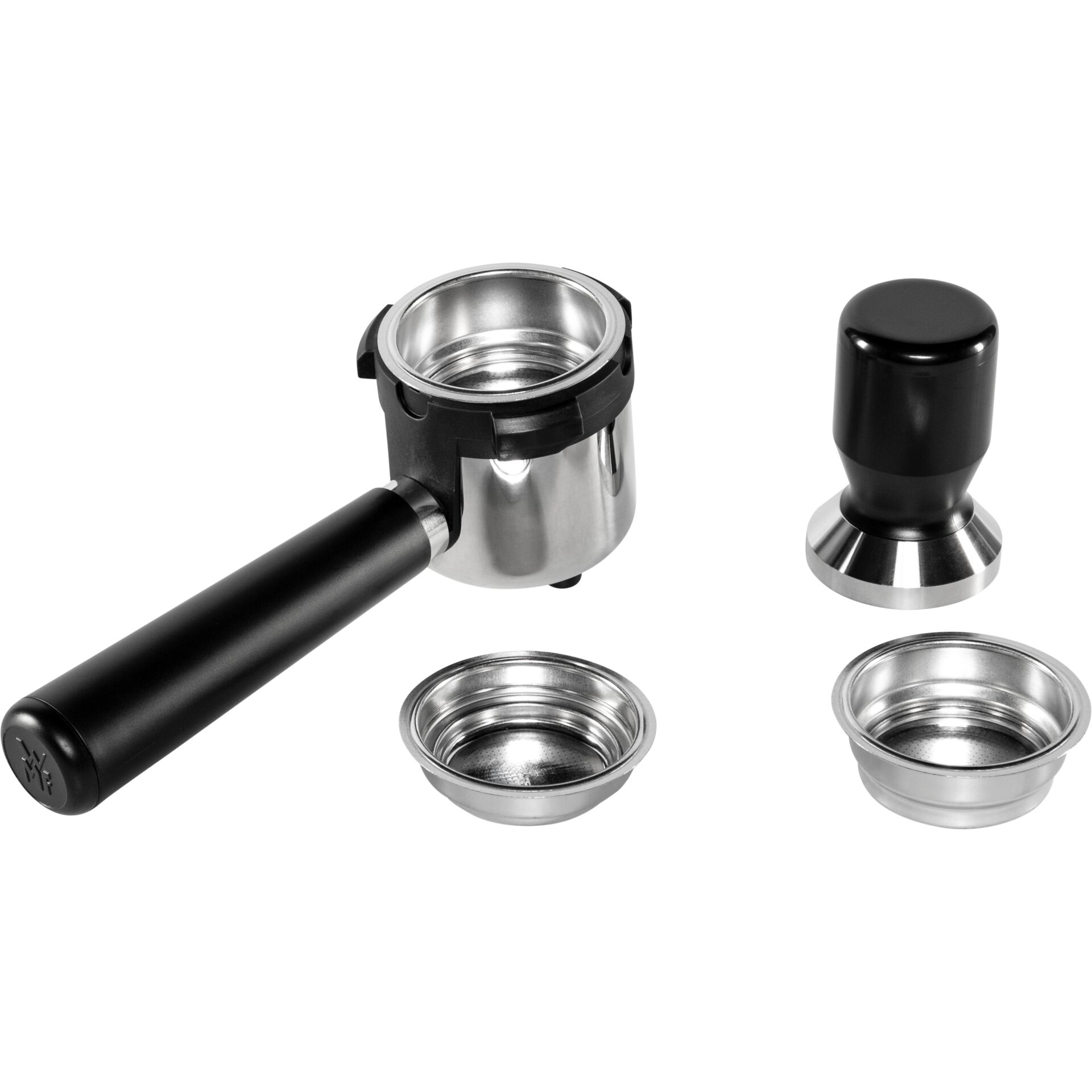Espresso-Portafilter, Portafilter-Set, Edelstahl, Metall-Filter, Tamper