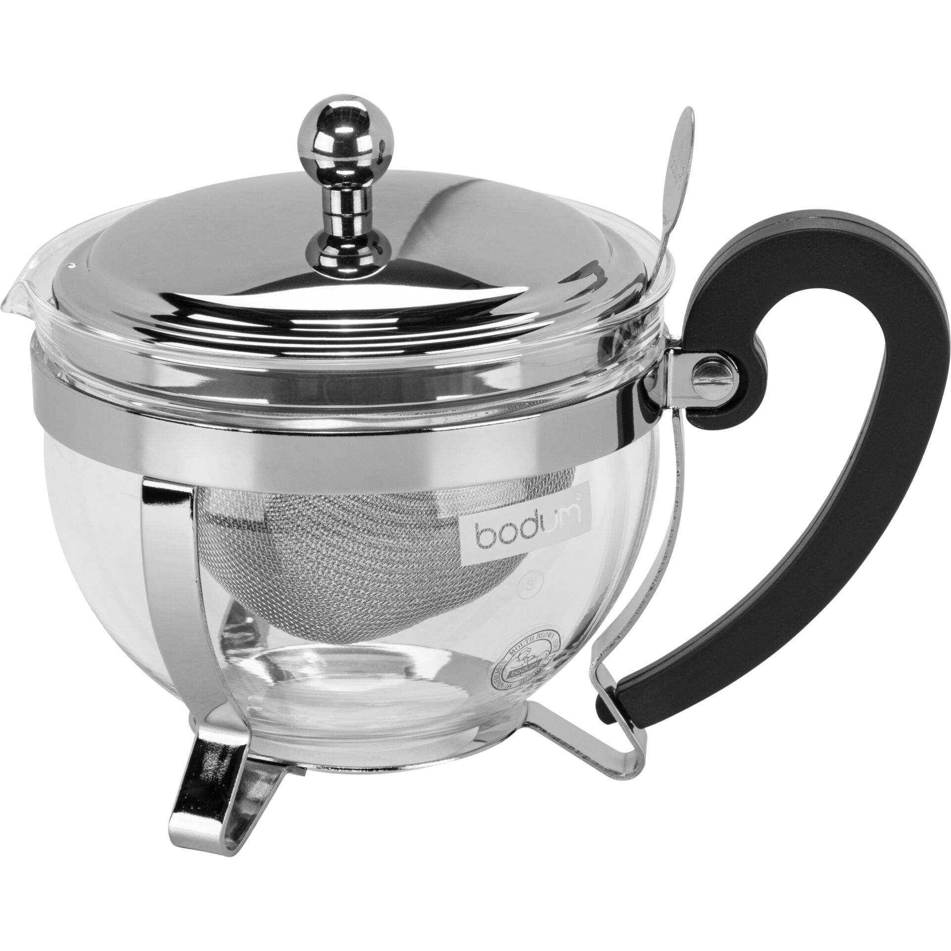 Bodum Teebereiter Chambord  0,5 Liter, mit Filter, Edelstahl