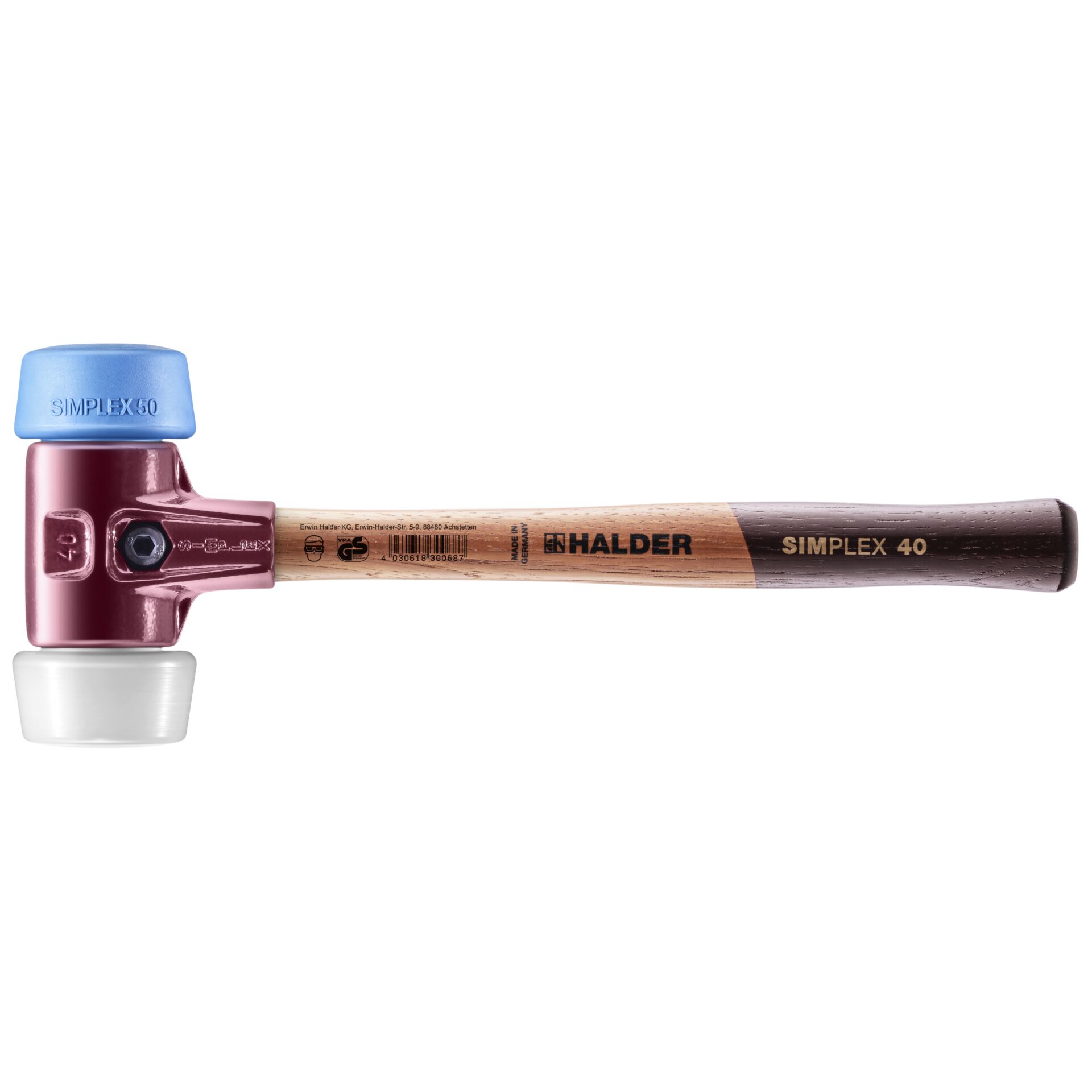 Halder SIMPLEX-Schonhammer  50 TPE-soft / Superplastik