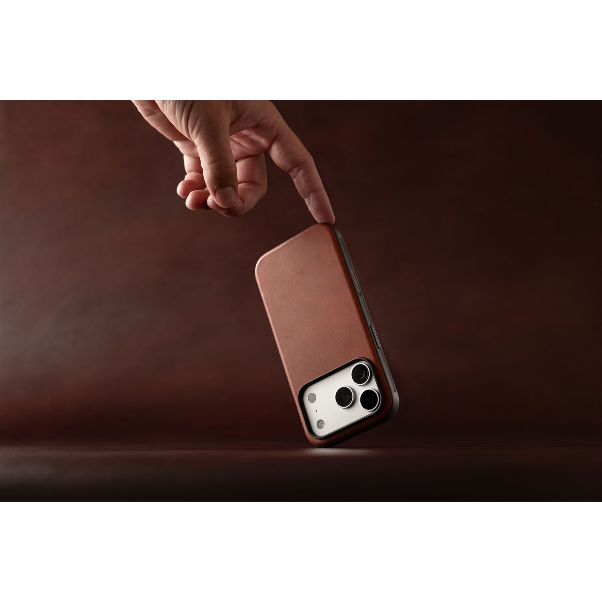 smartphone, hülle, braun, iPhone, kamera-modul