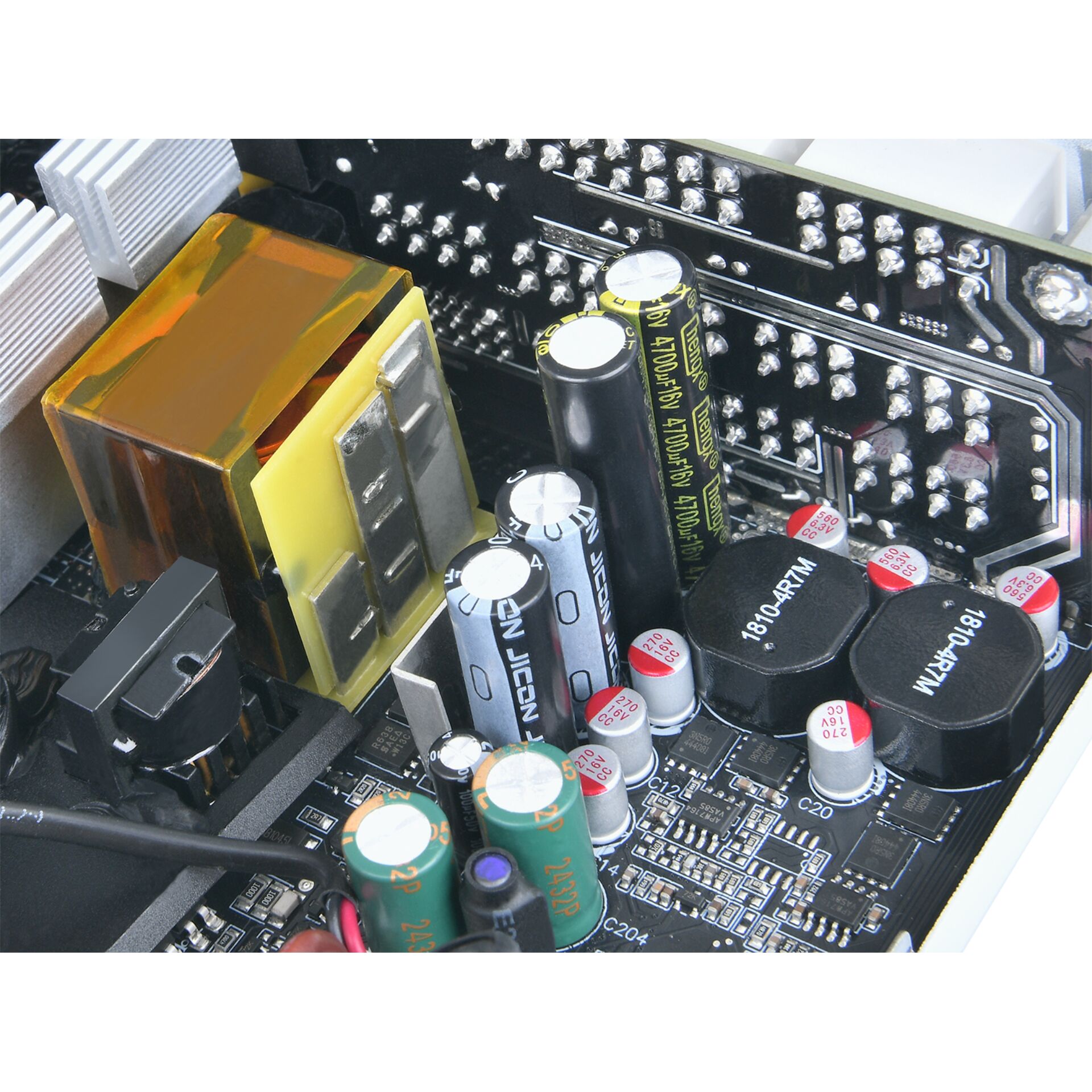 Kondensator, Spule, Leiterplatte, Elektronikkomponenten, PC-Bauteil
