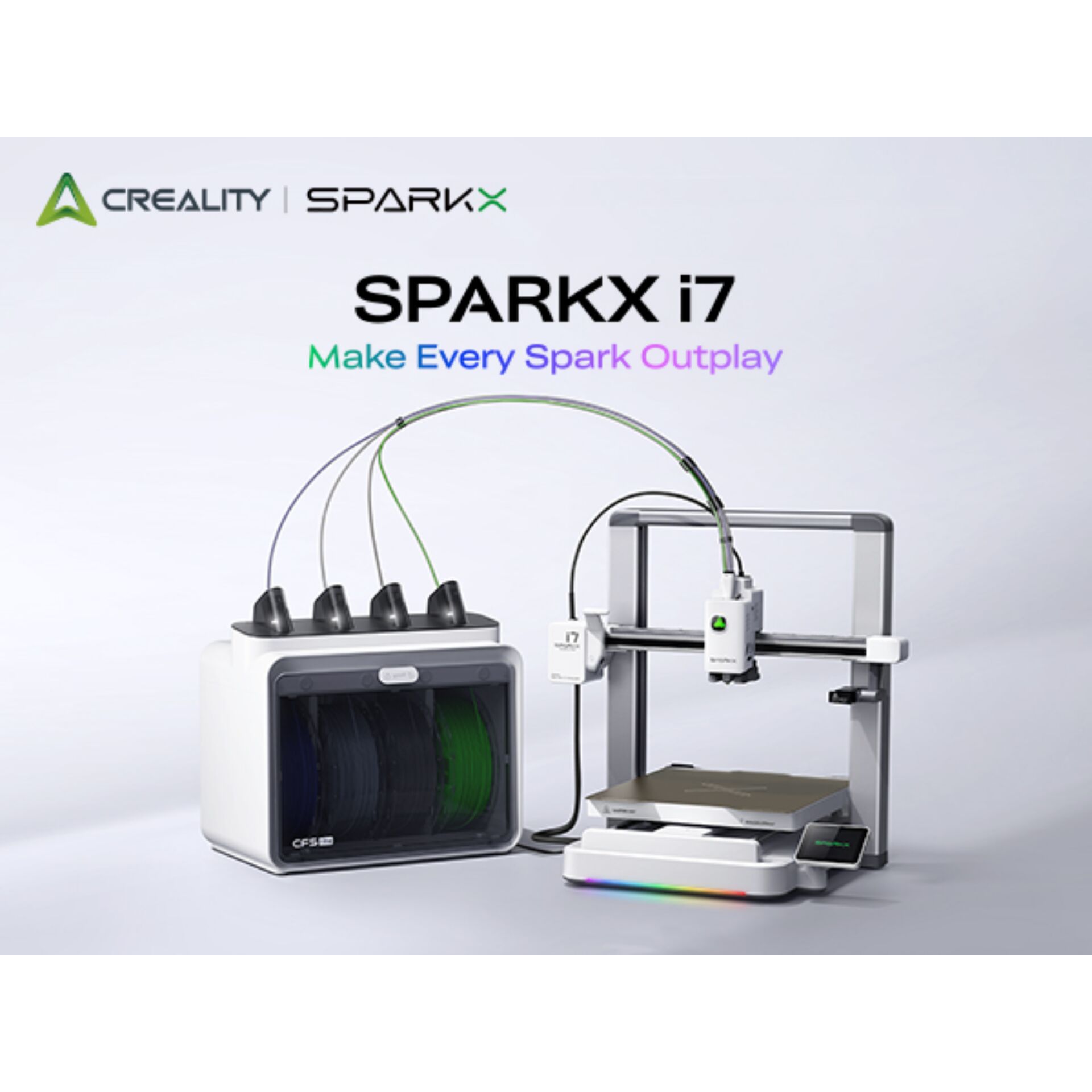 3D-Drucker, SLA-Drucker, SPARKX i7, Filamentrollen, DIY-Desktop