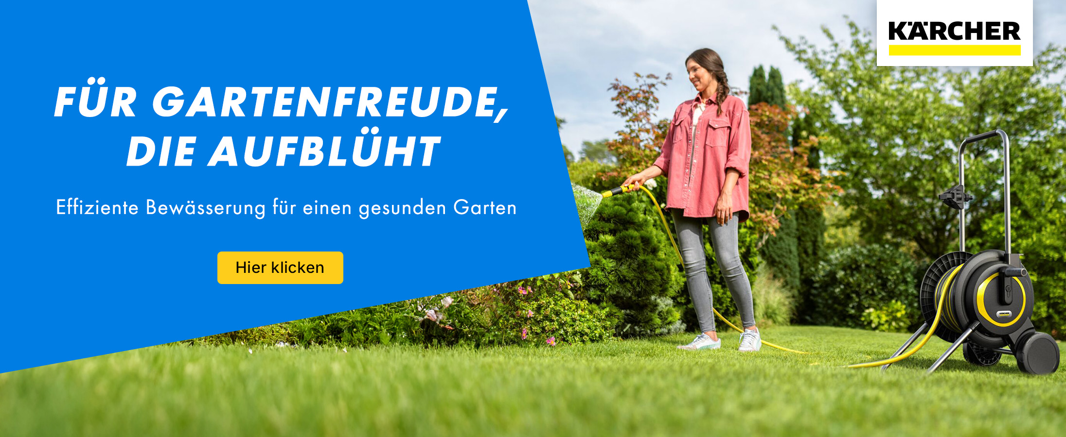 Gartenbewässerung, Garten, Kabeltrommel, Schlauchwagen, Regenwassersystem