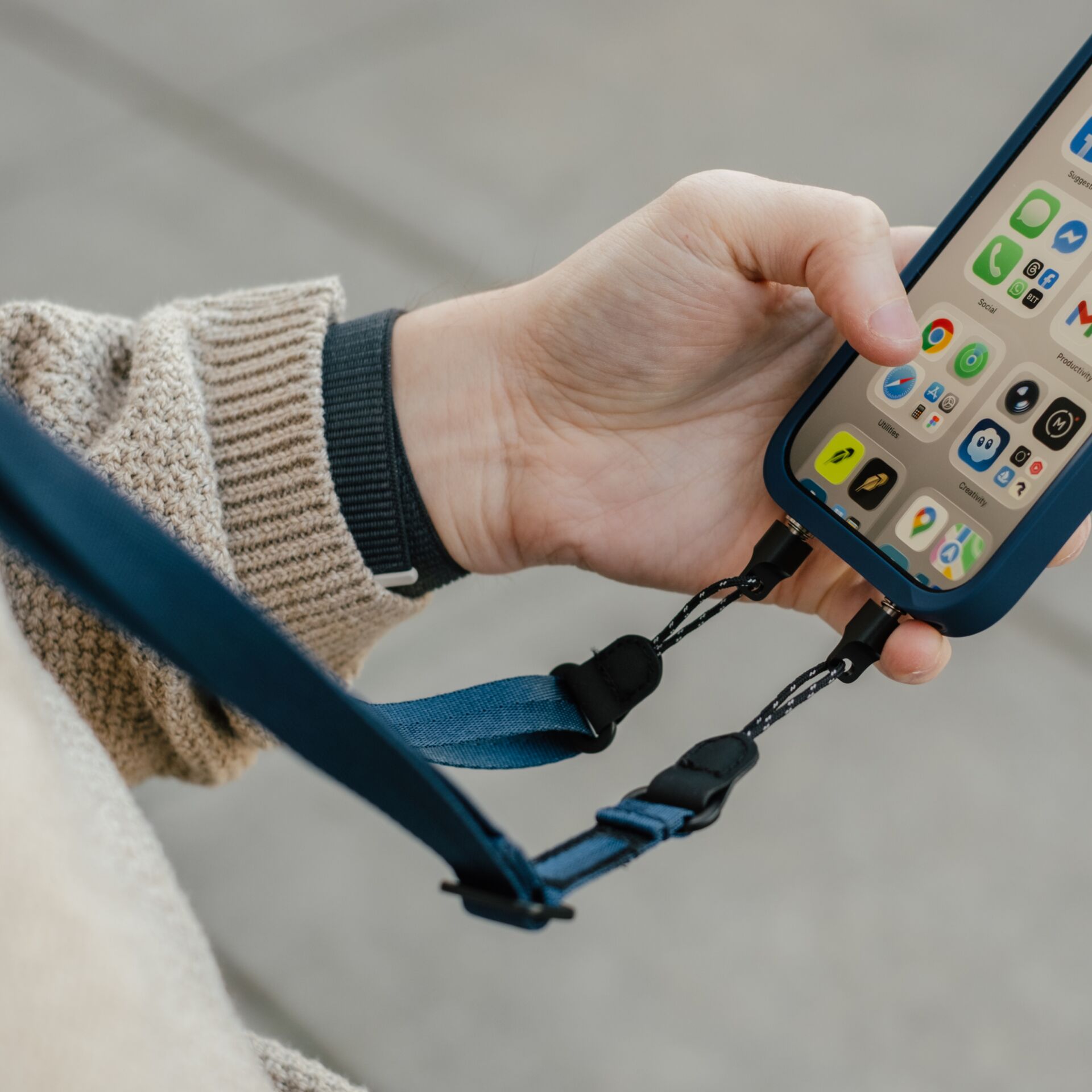 smartphone, Handgerät, Bildschirm, Telefon, Lanyard