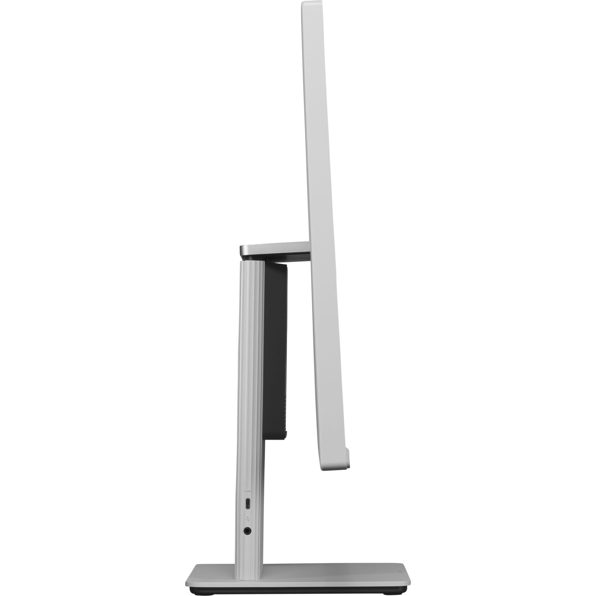 monitor, fhd, verstellbarer ständer, silber, randlos