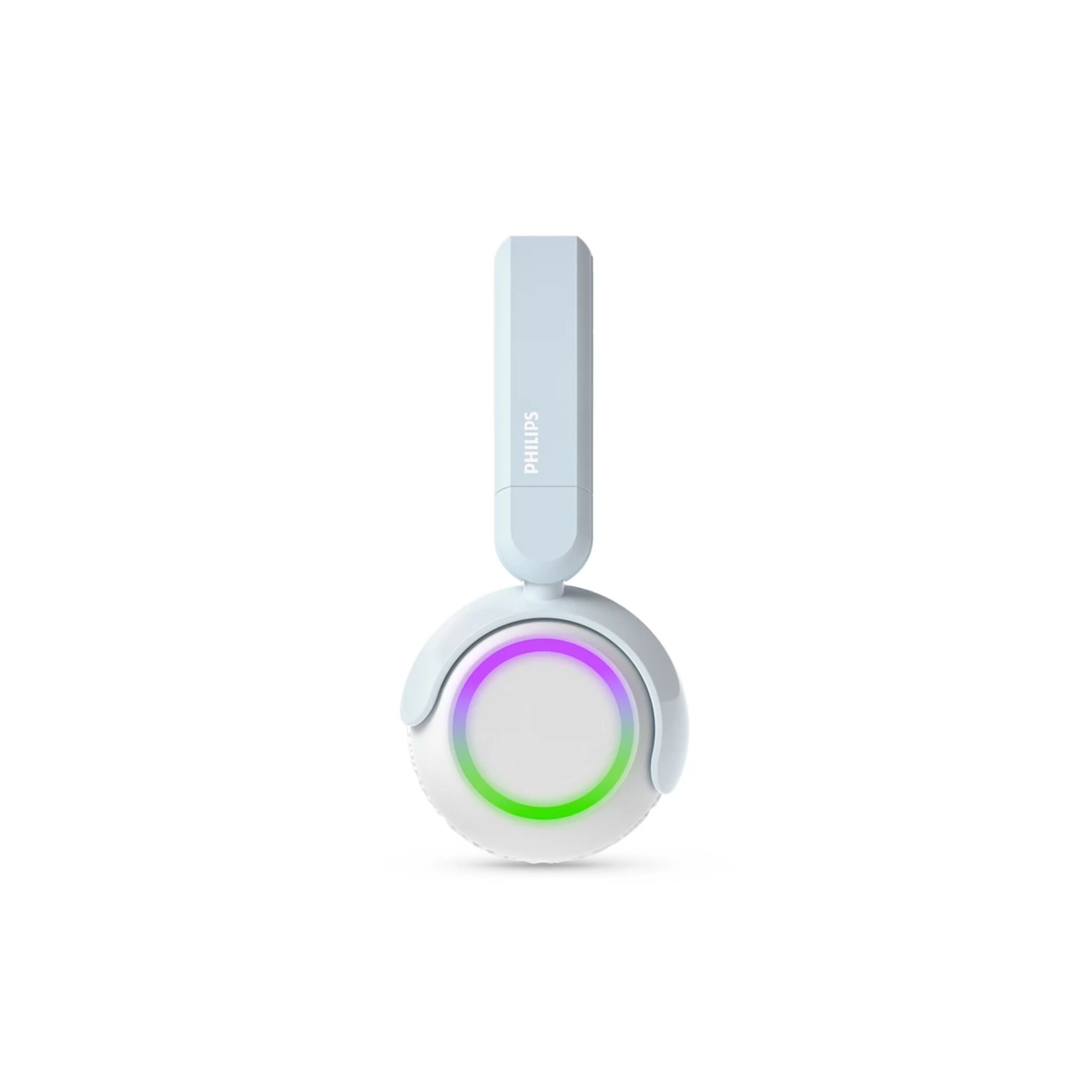 kopfhörer, over-ear, LED-ring, weiß, Philips