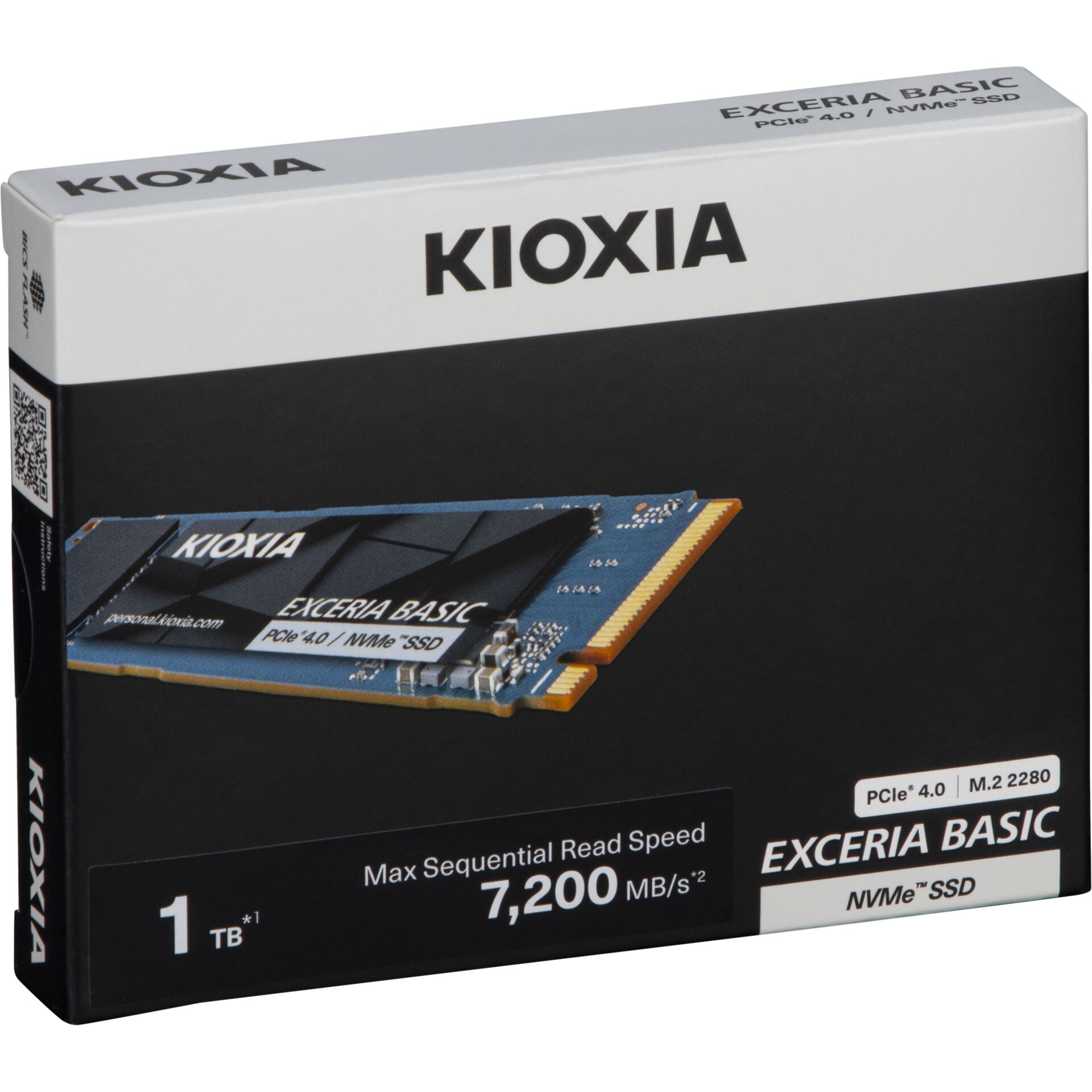 KIOXIA EXCERIA BASIC NVMe    1TB  M.2 2280 PCIe 4.0   LSF10Z001TG8