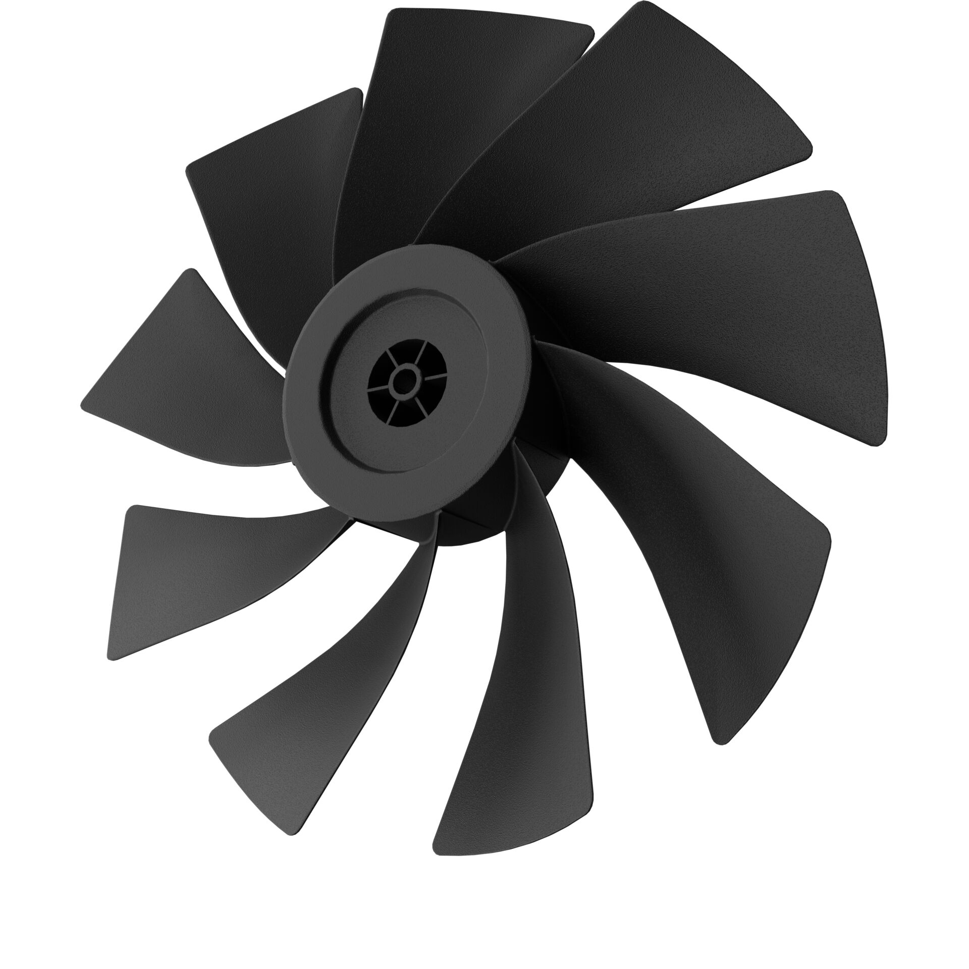 Propeller, Lüfter, Blätter, Schwarz, Bauteil