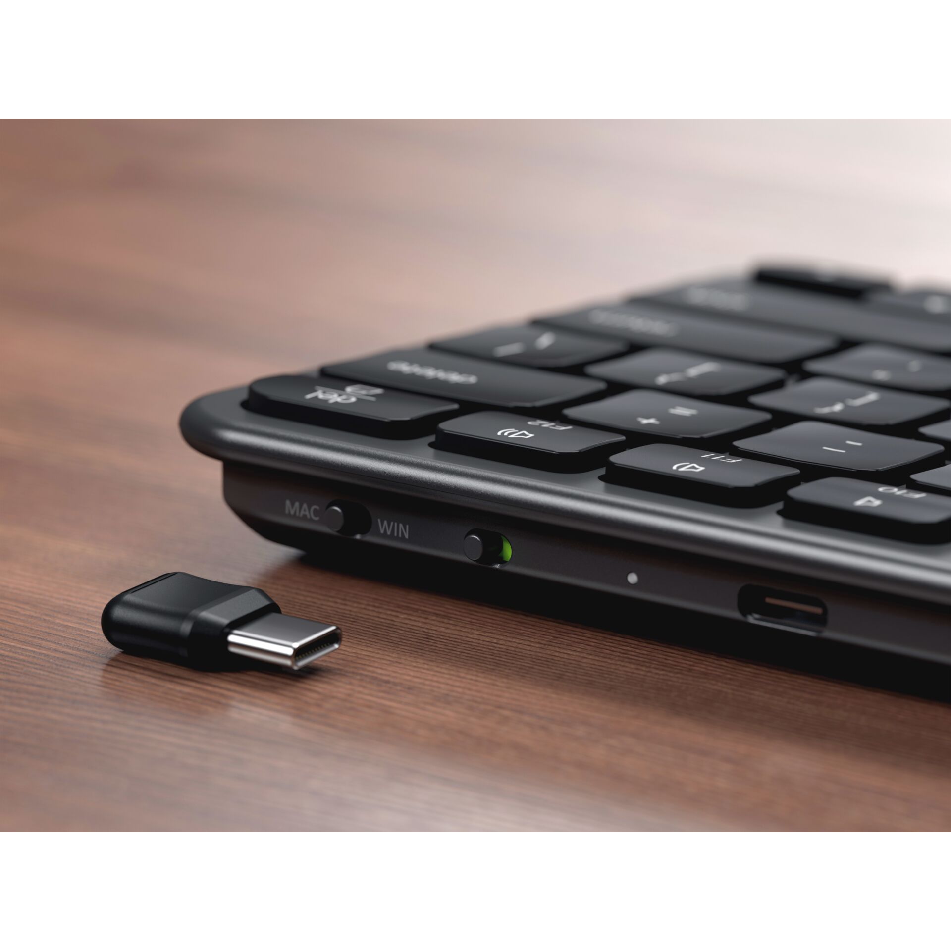 USB-C Adapter, Wireless Keyboard, Nano USB Adapter, Type-C Connector, Mac Keyboards