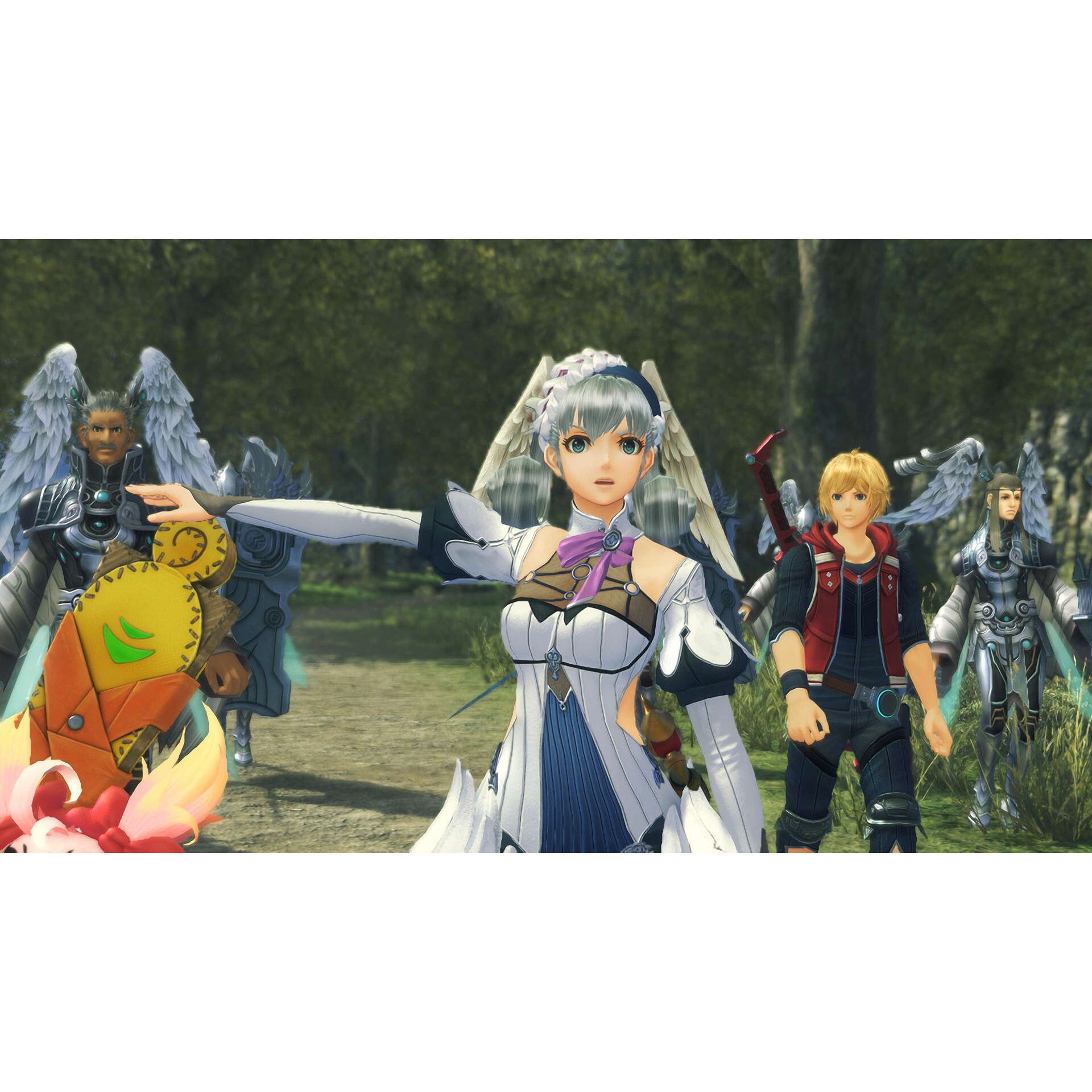 Figuren, Fantasy-Charaktere, Flügelrüstung, Schwertträger, Helden-Gruppe