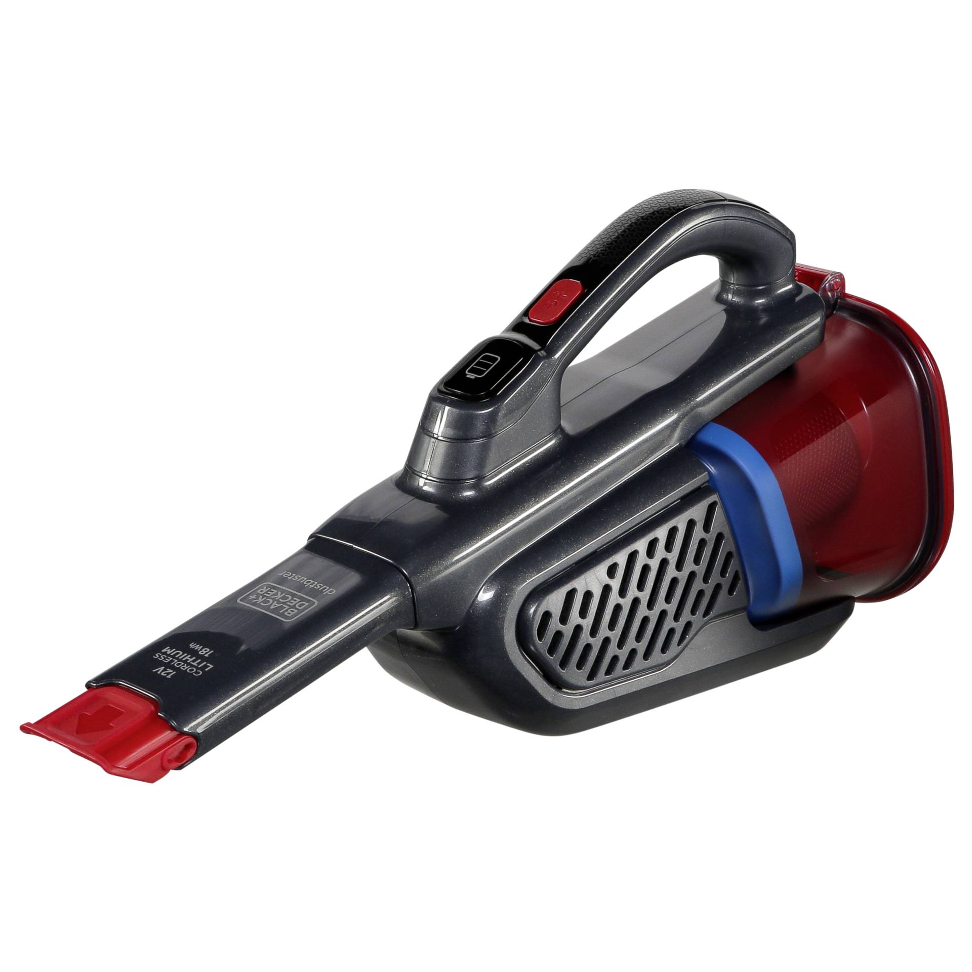 Staubsauger, Akku, Handstaubsauger, Rot, Schwarz