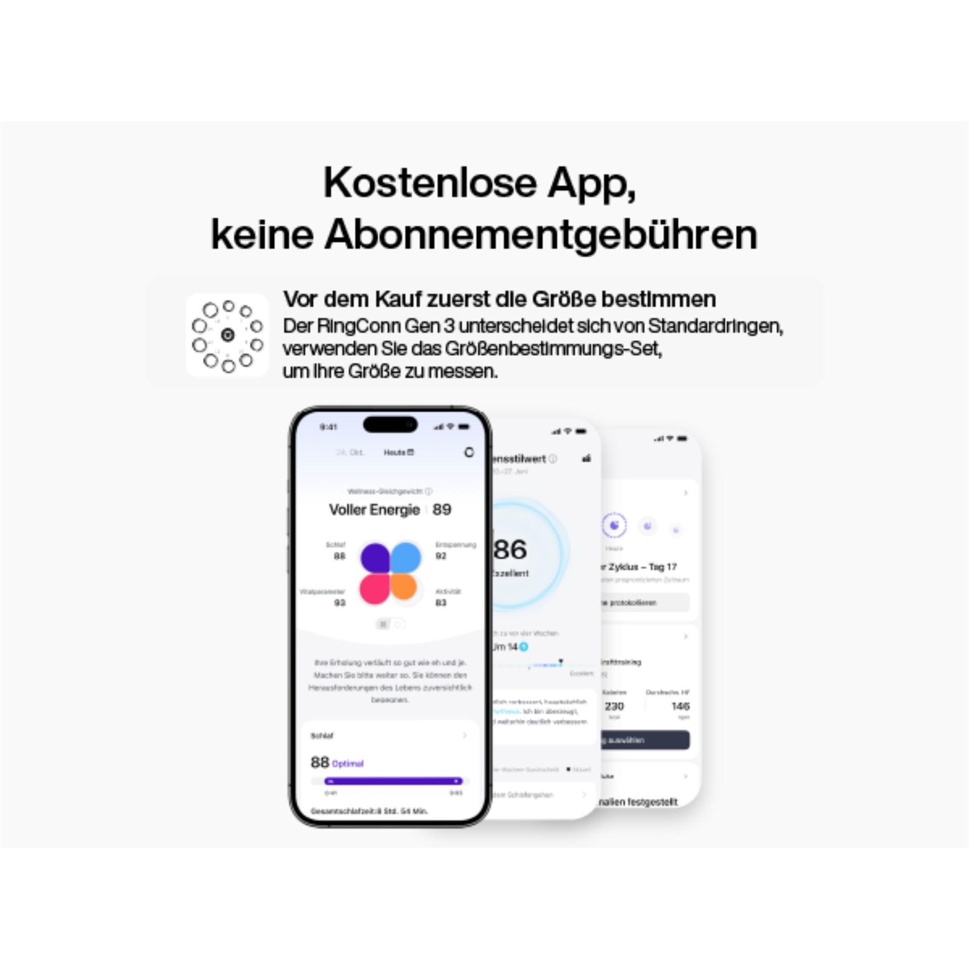 Smartphone, App UI, Gesundheit, Benutzeroberfläche, Digital