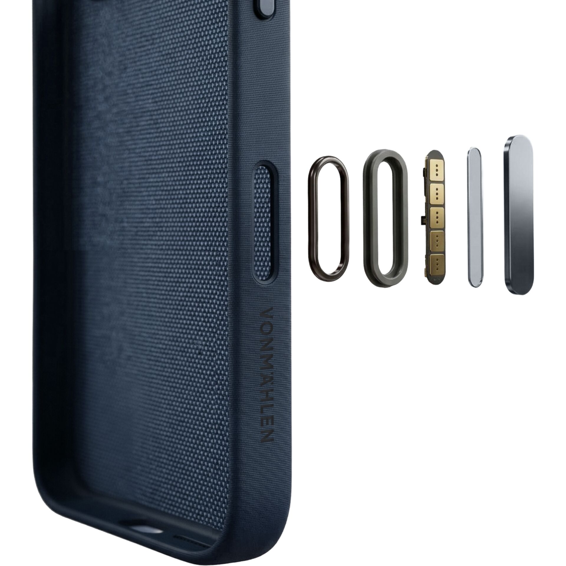 case, handyhülle, magnetisch, lippe, beschichtung