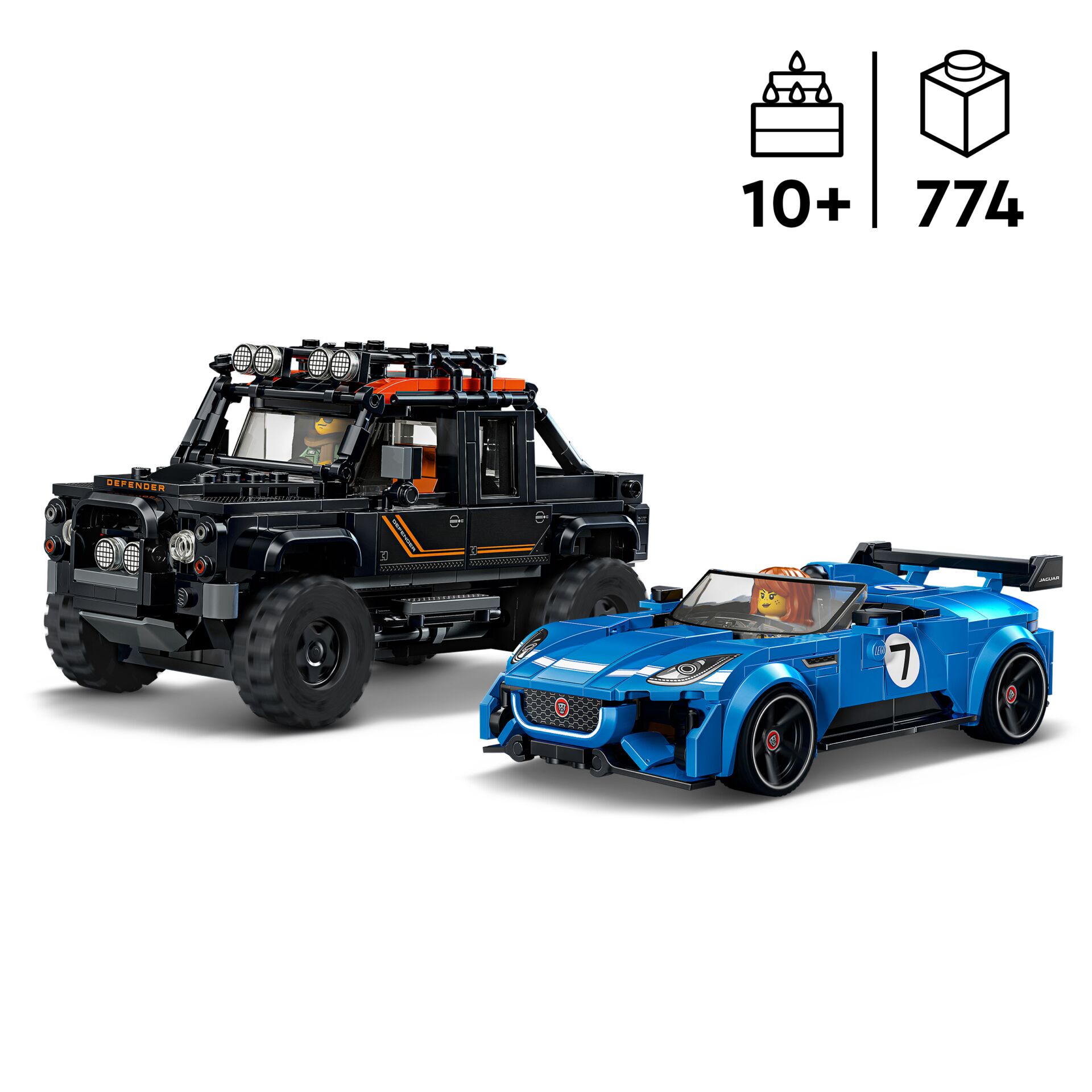 LEGO, Offroad, SUV, Cabrio, Blaues Auto
