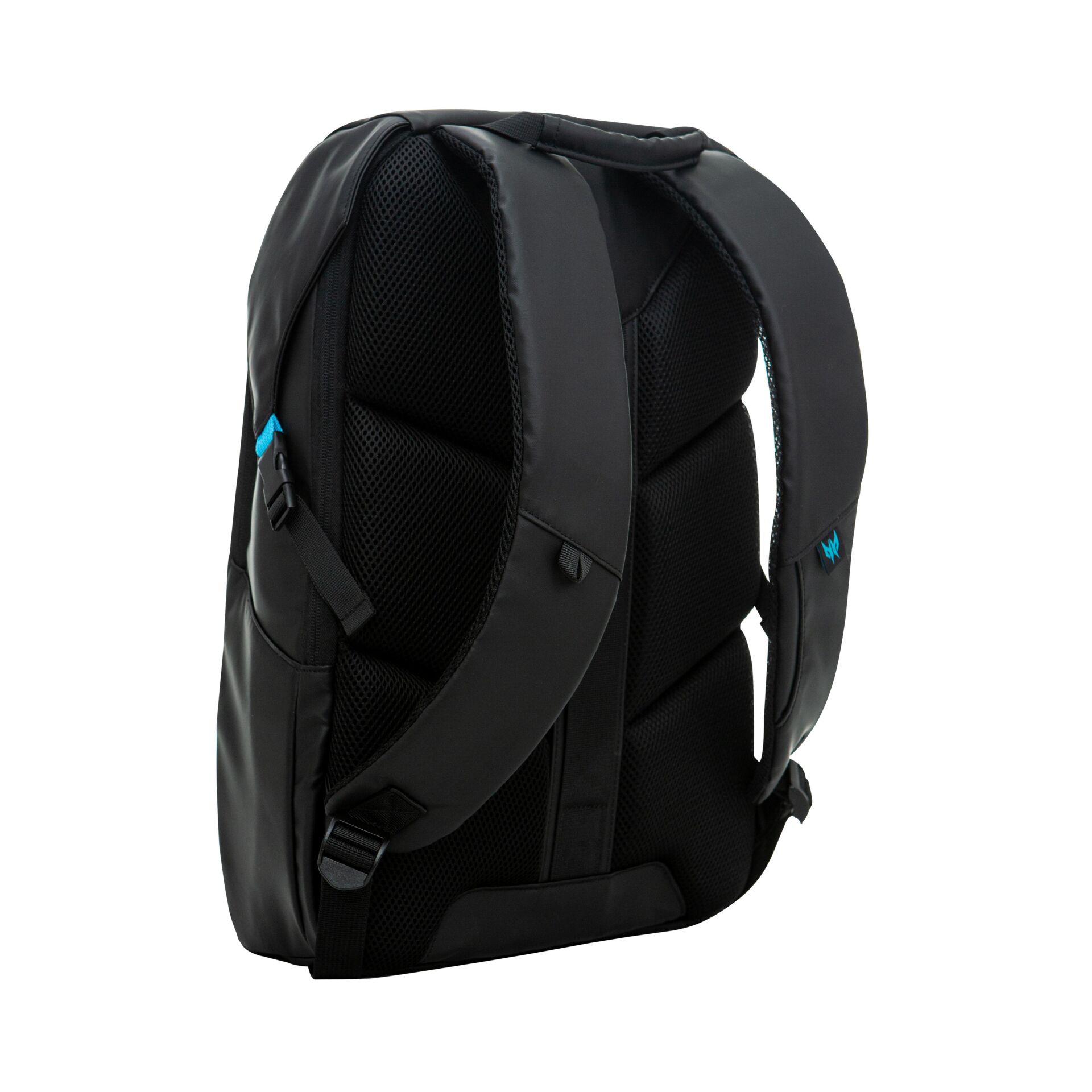 Rucksack, Schultasche, Schulterriemen, Pore Mesh Rückengestell, Schwarz