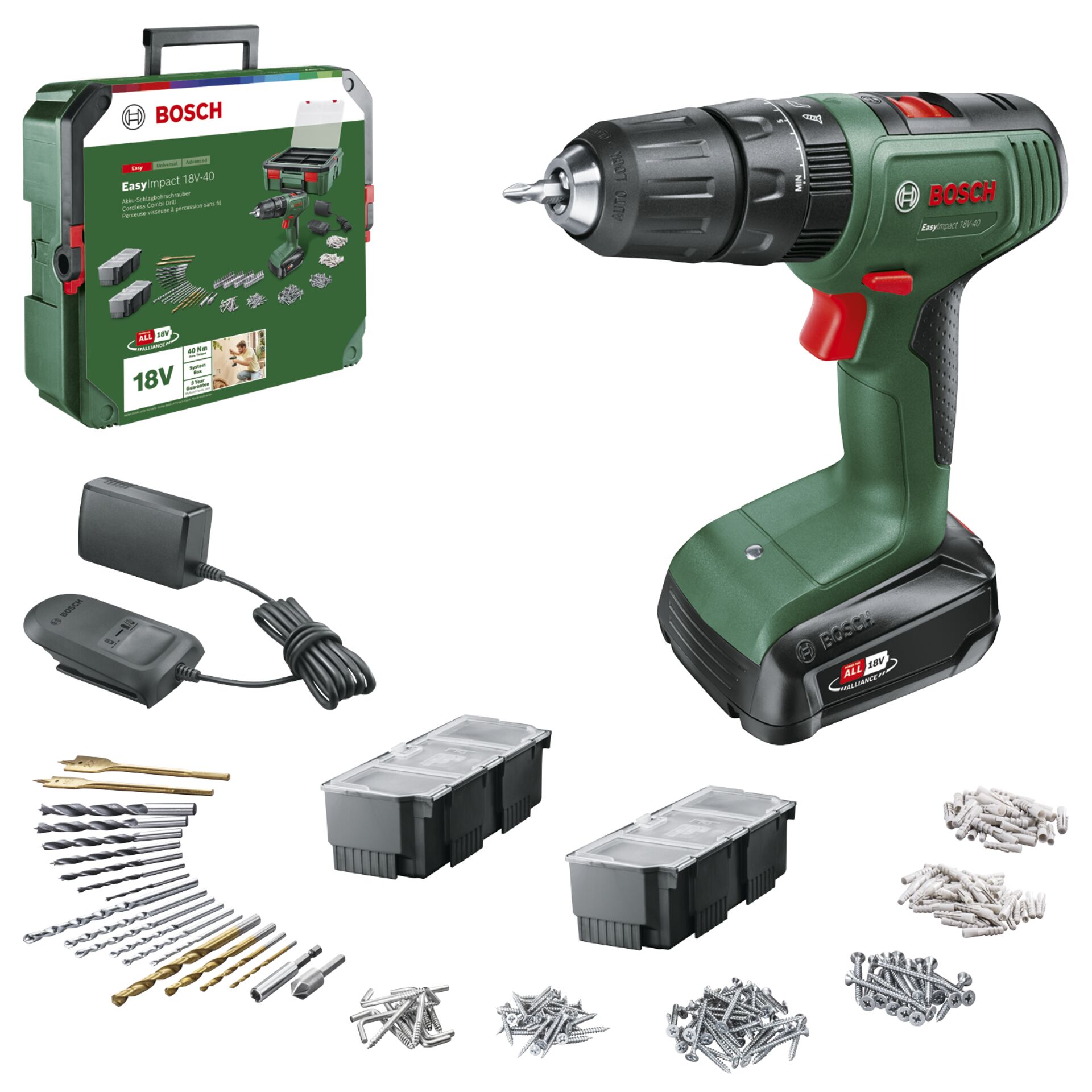 Bosch EasyImpact 18V-40  Akku-Schlagbohrmaschine