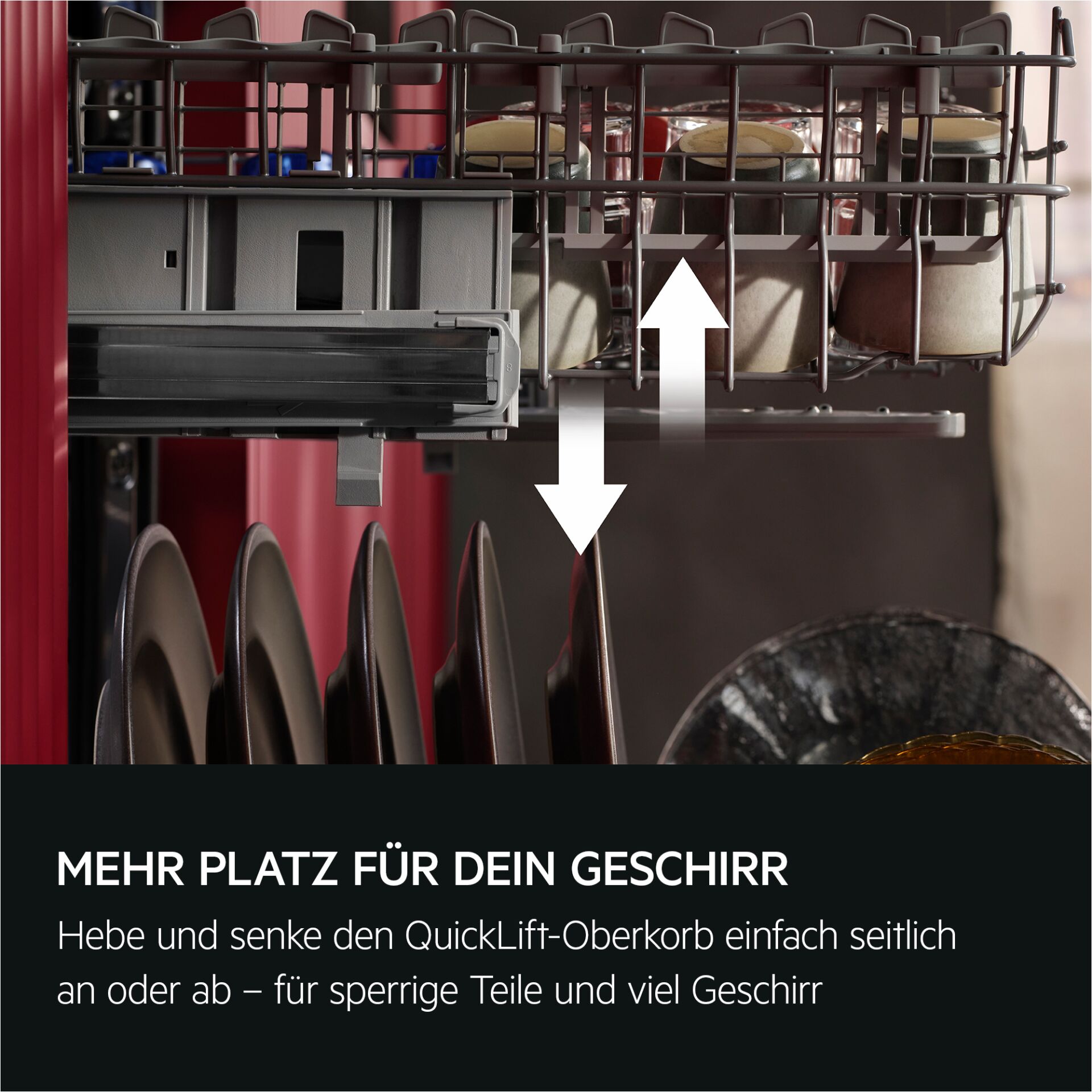 Geschirrspüler, Geschirrkorb, Spülmaschine, Unterkorb, Korbhalterung