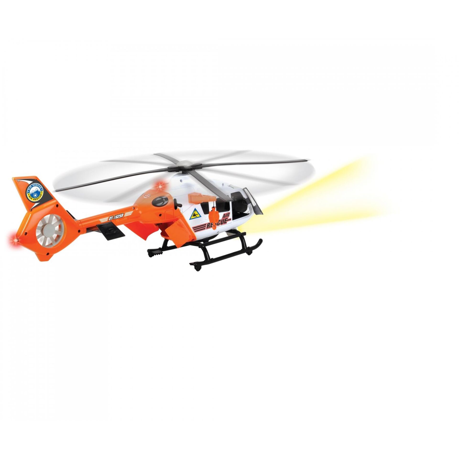 Hubschrauber, Rettungsheli, Orange, Rotor, Frontscheinwerfer