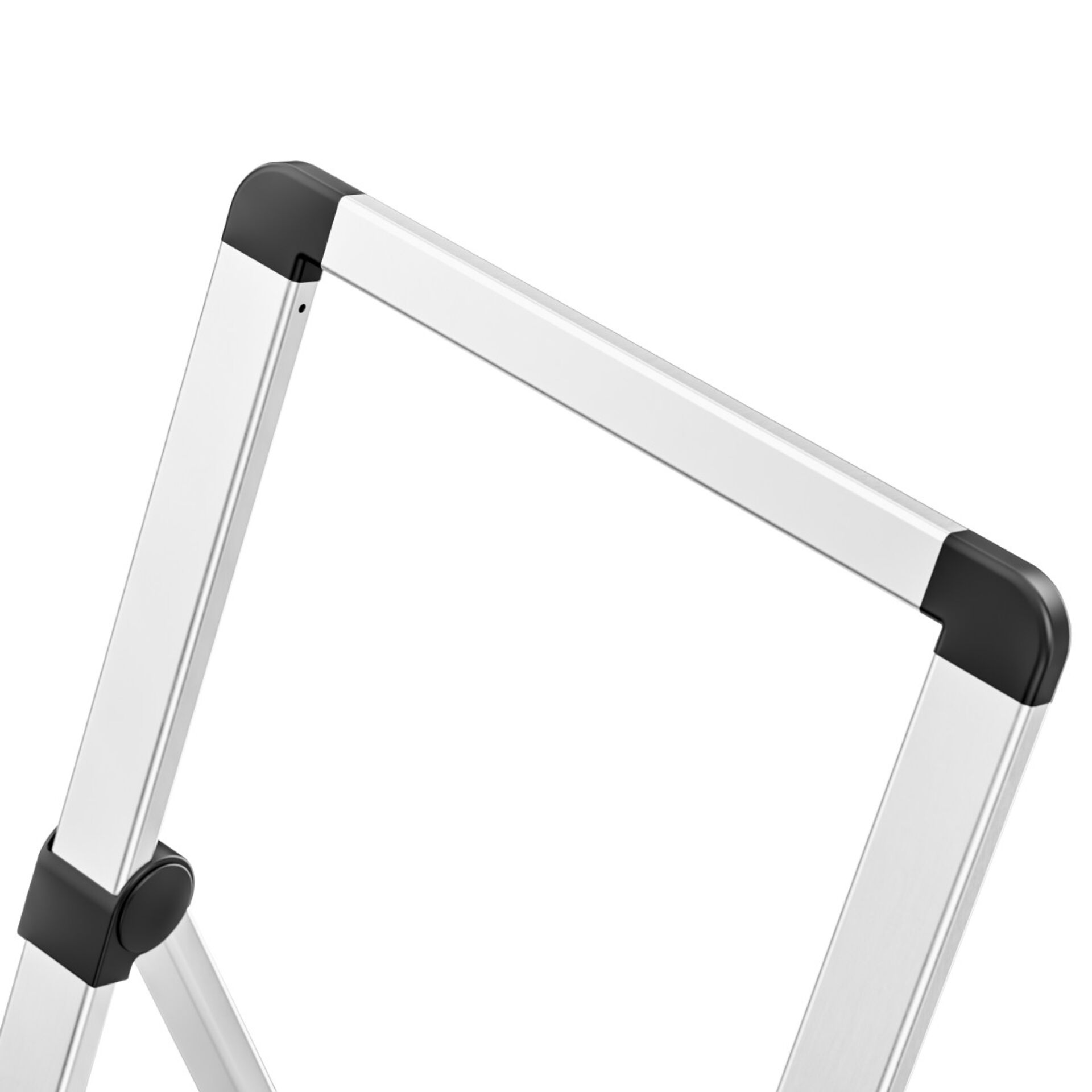 treppenk, kunststoff, faltbar, silber, verstellbar