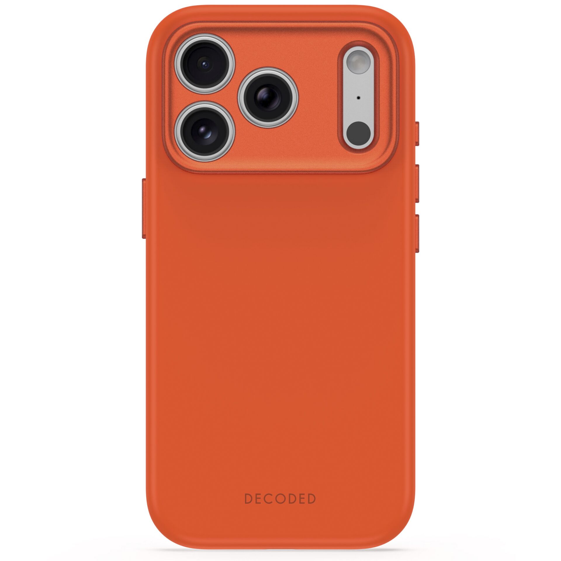 case, Phone-Hülle, orange, Triple-Kamera, Magnetischer Knopf