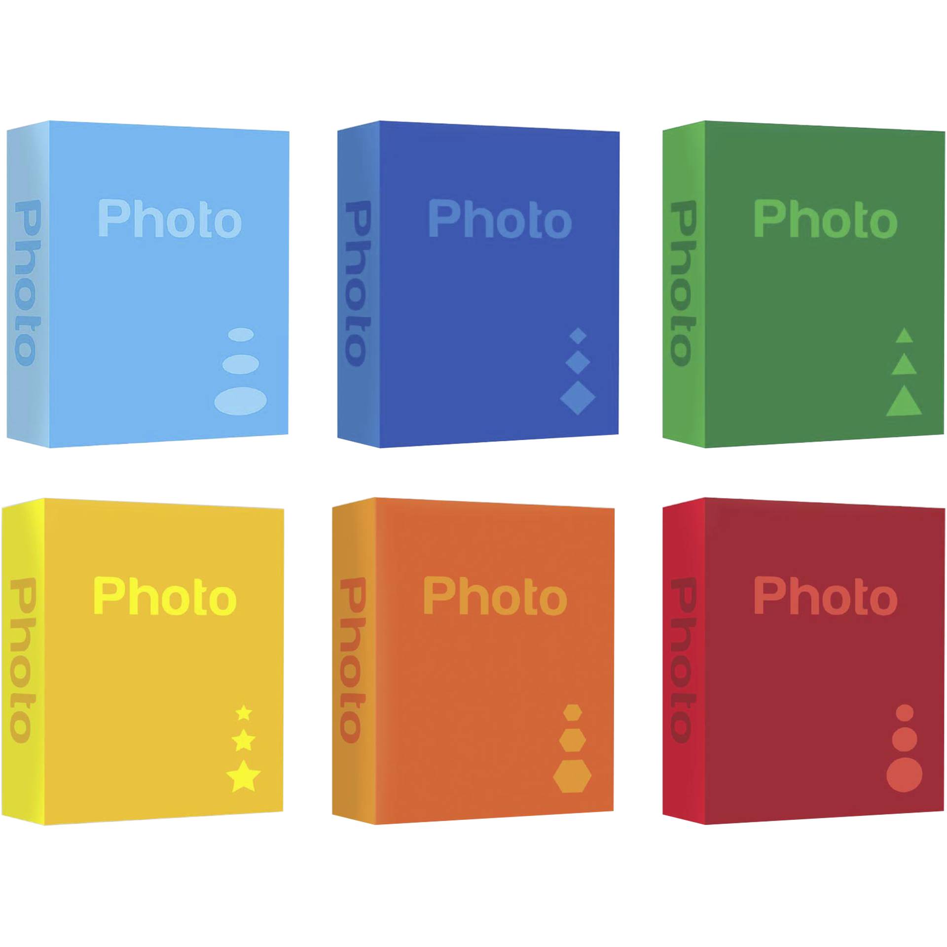 ZEP Basic farbl. sortiert 13x19  300 Fotos Einsteckalbum  BS57300