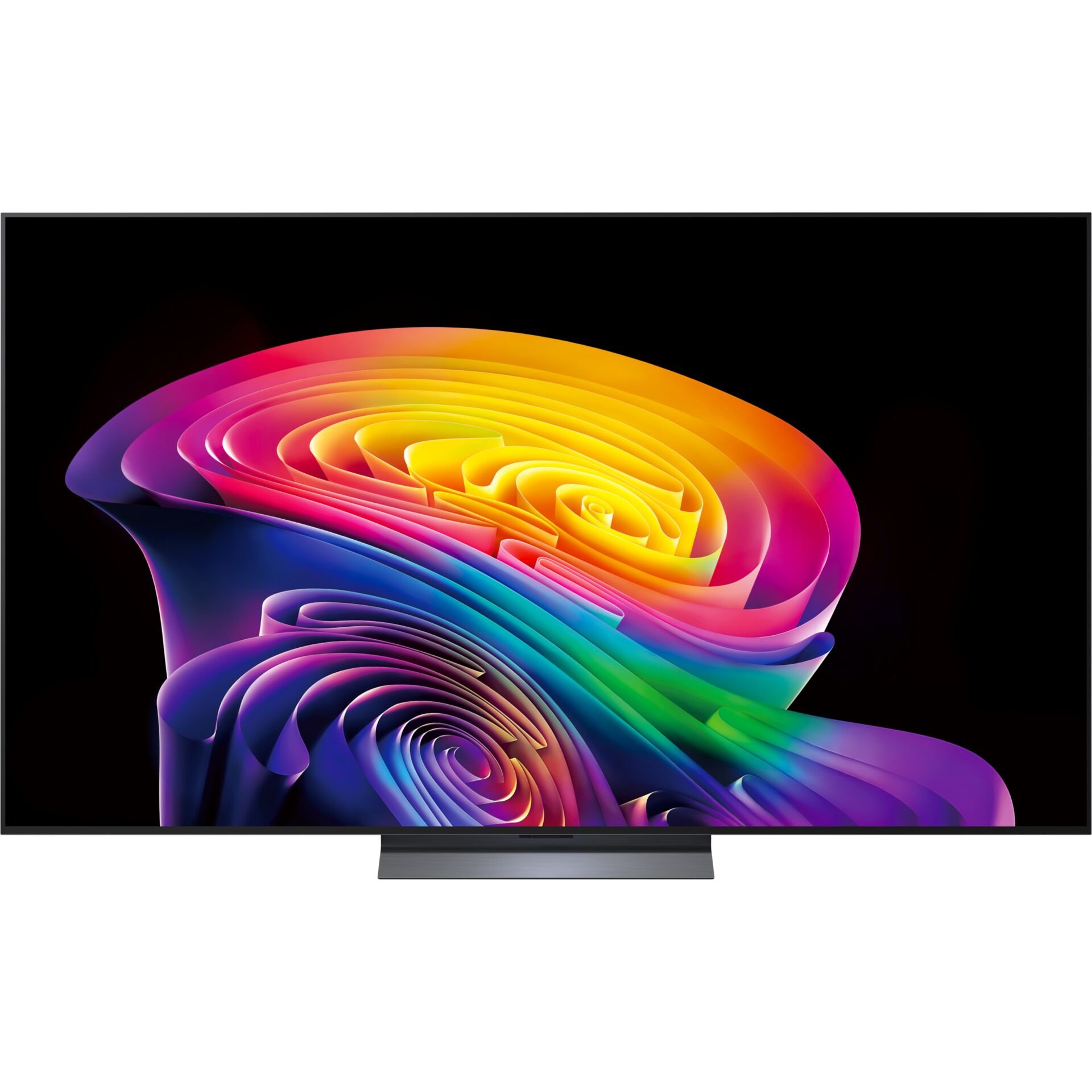 Lederschnitt, Großer Bildschirm, 4K-Fernseher, Flacher Bildschirm, Bunte Farben