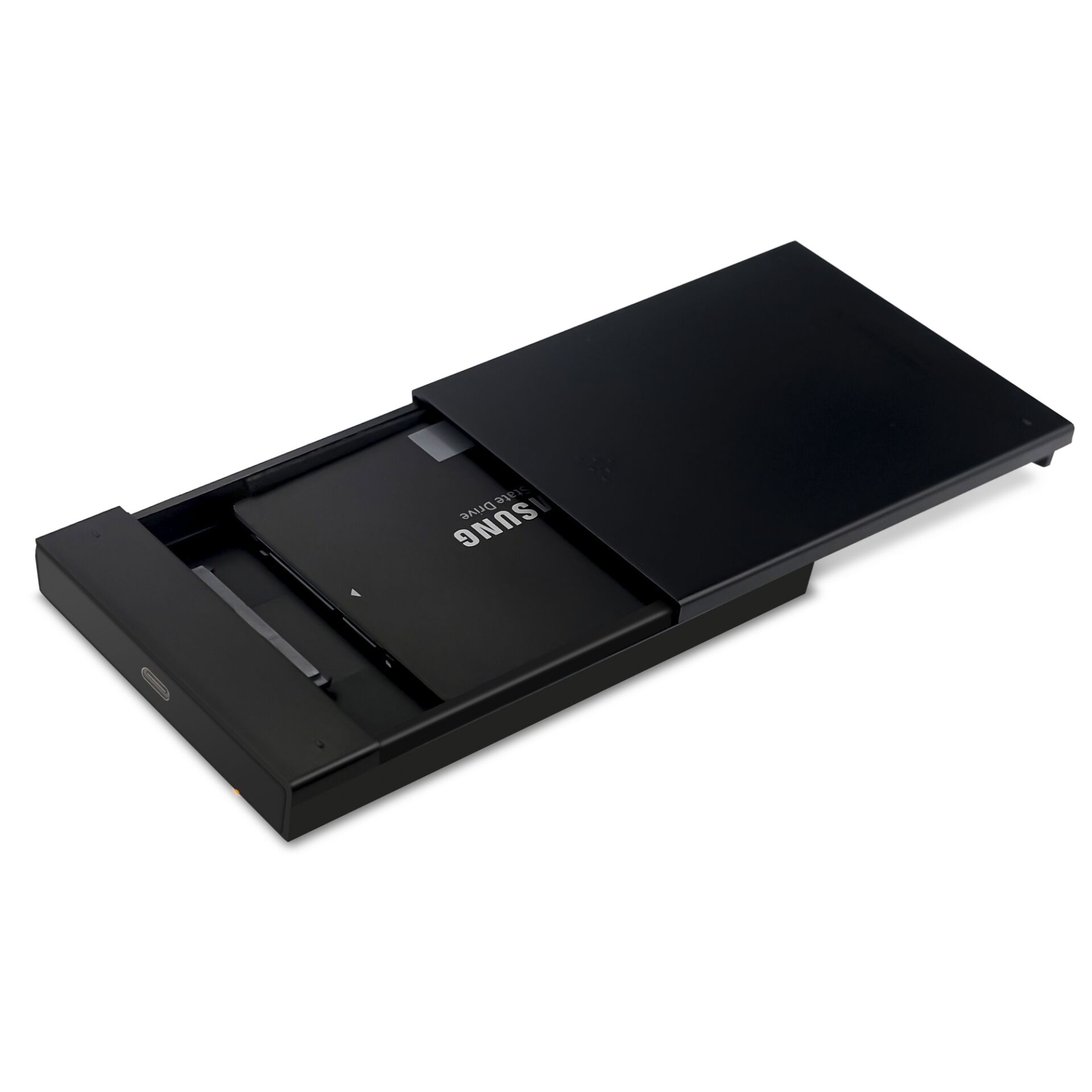 SSD, 2,5 Zoll, Solid-State, Schwarz, Schiebeeinbau