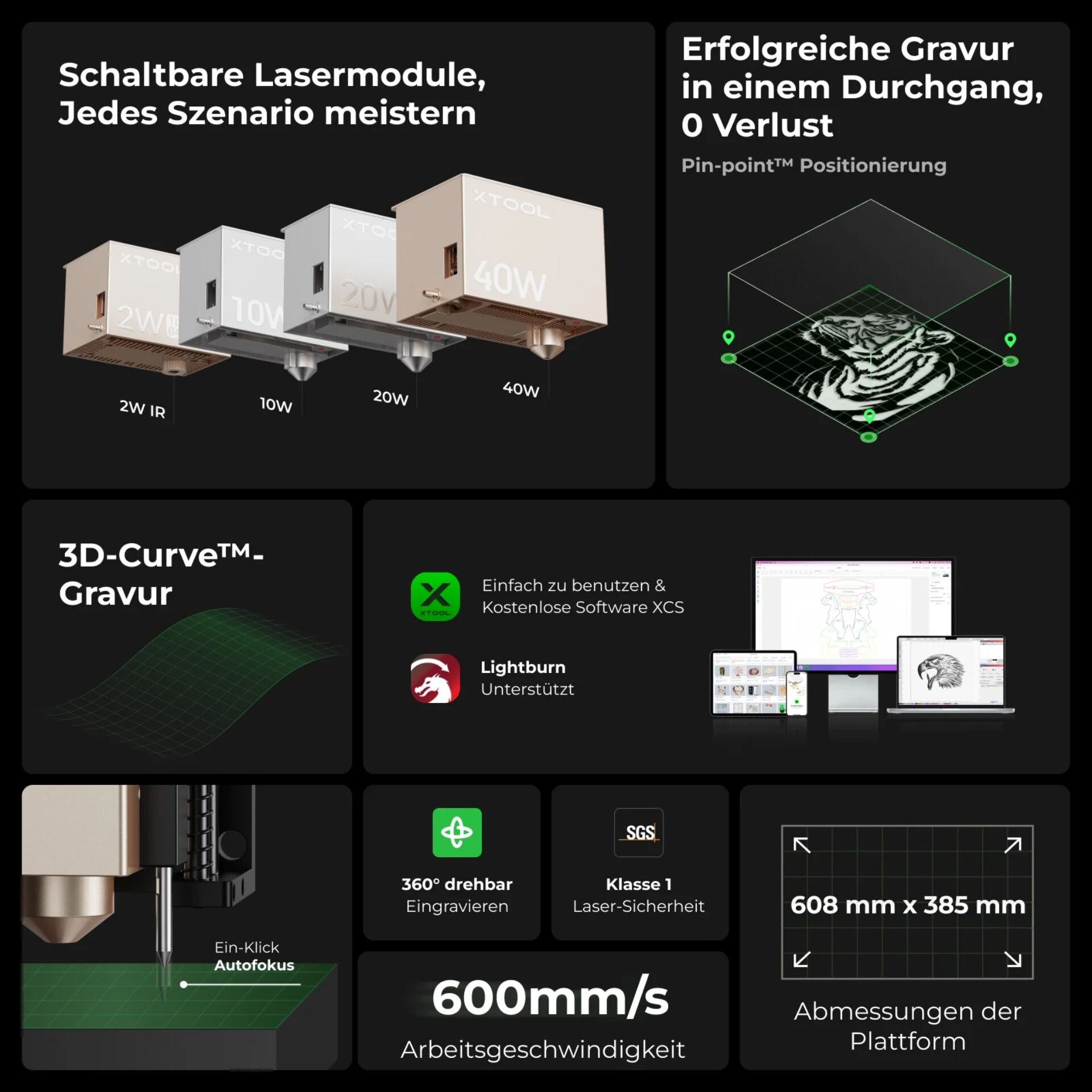 Lasergravur, 3D-curve, Gravur, Werkzeug, Druckmuster