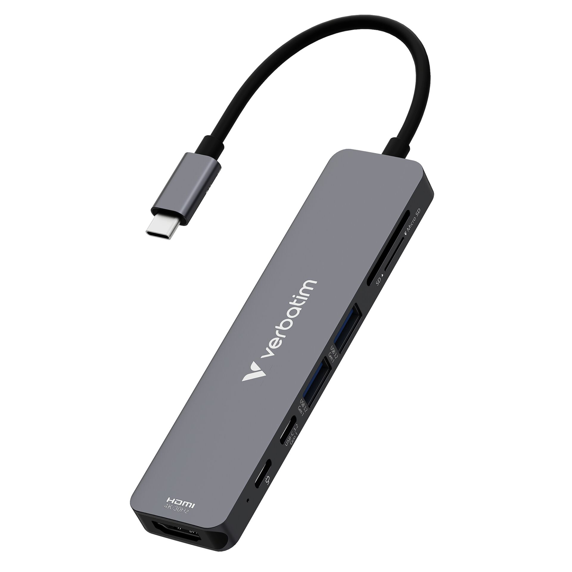 Verbatim USB-C Essentials Multi-  Port Hub 7 Port            32158