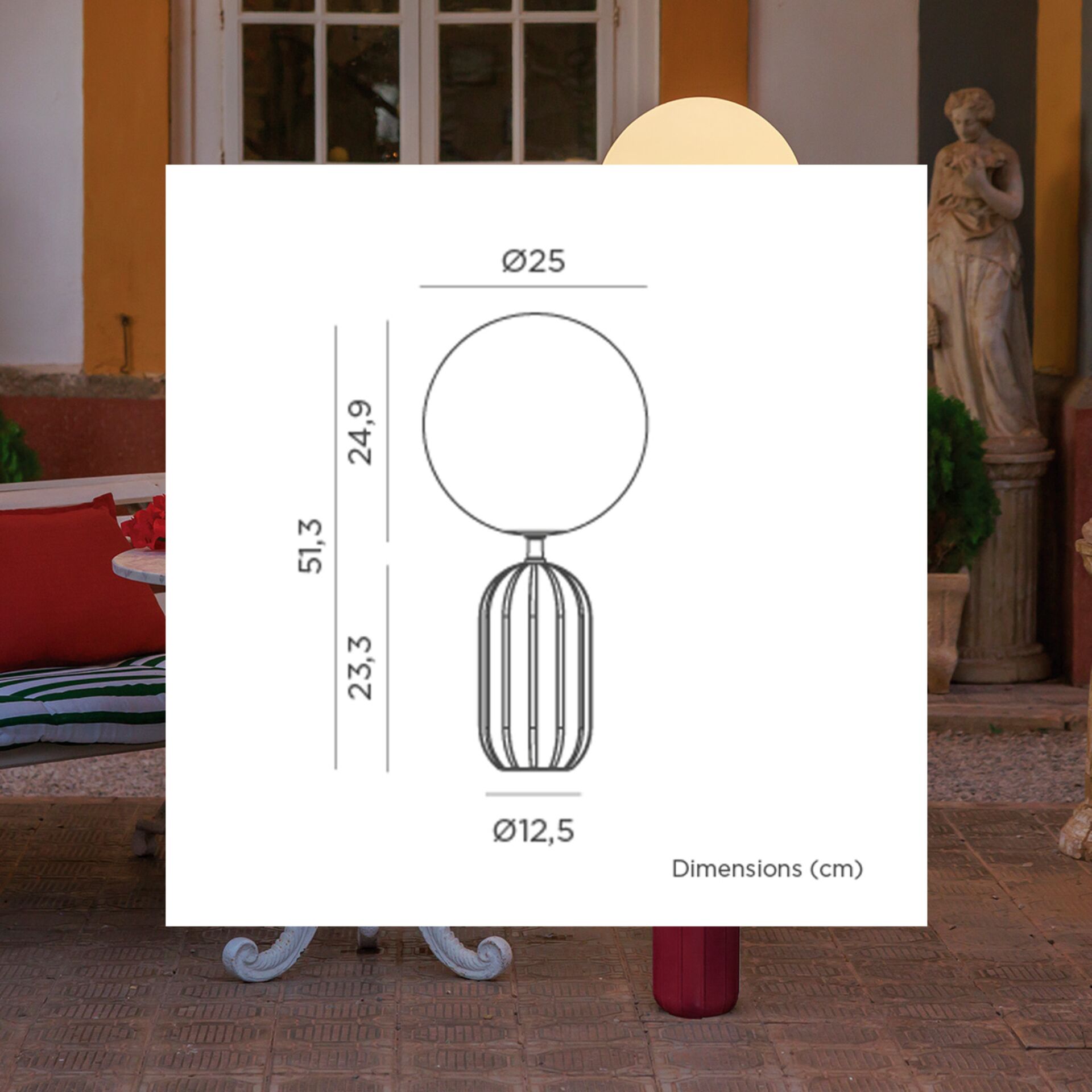 lampenschirm, tischer lamp, modern, drahtmodell, abmessungen Ø25
