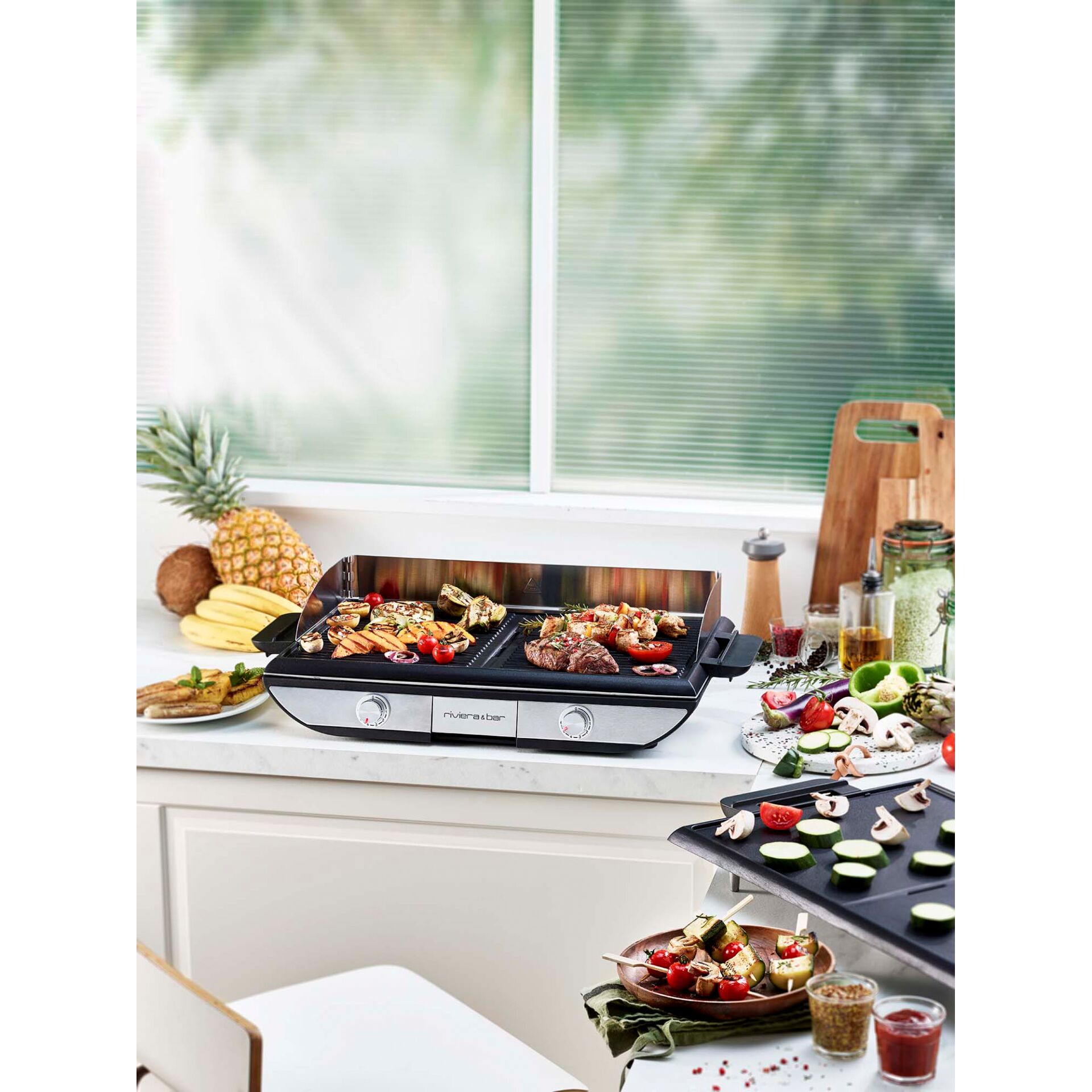 Grill, Grillplatte, Elektrischer Grill, Küche, Gemüse