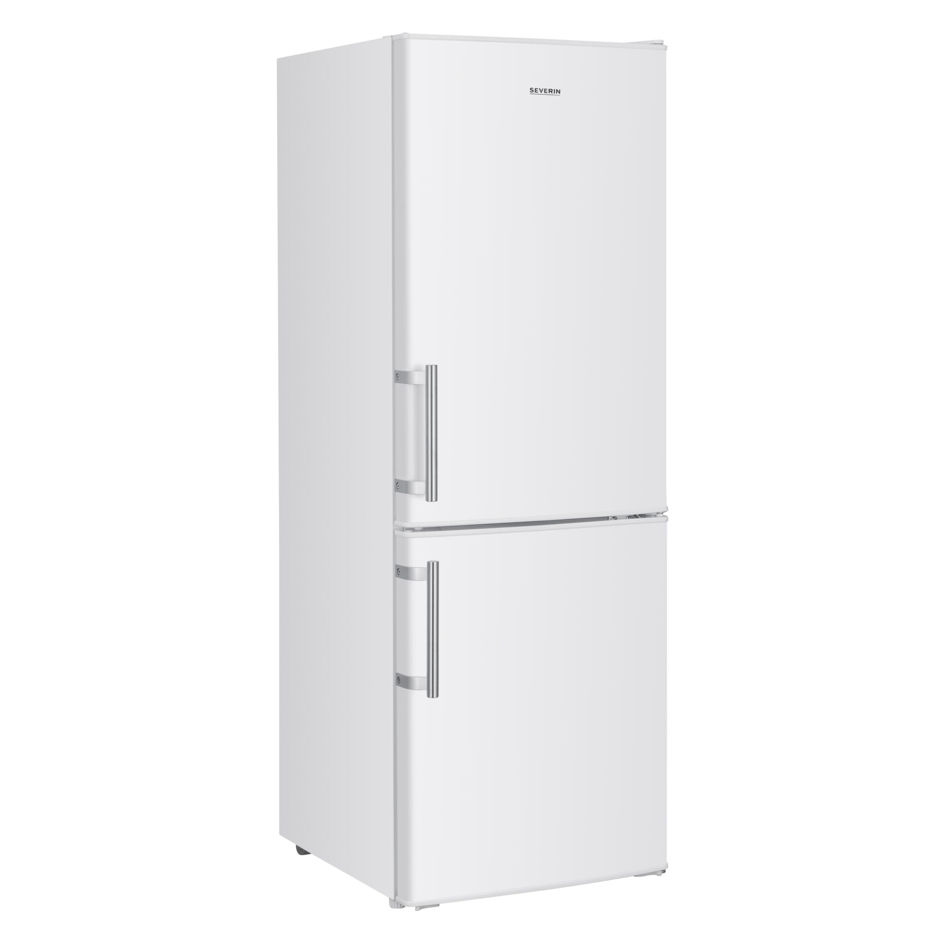 Kühlschrank, Side-by-Side, Zweikammer, Weiß, Griffleisten