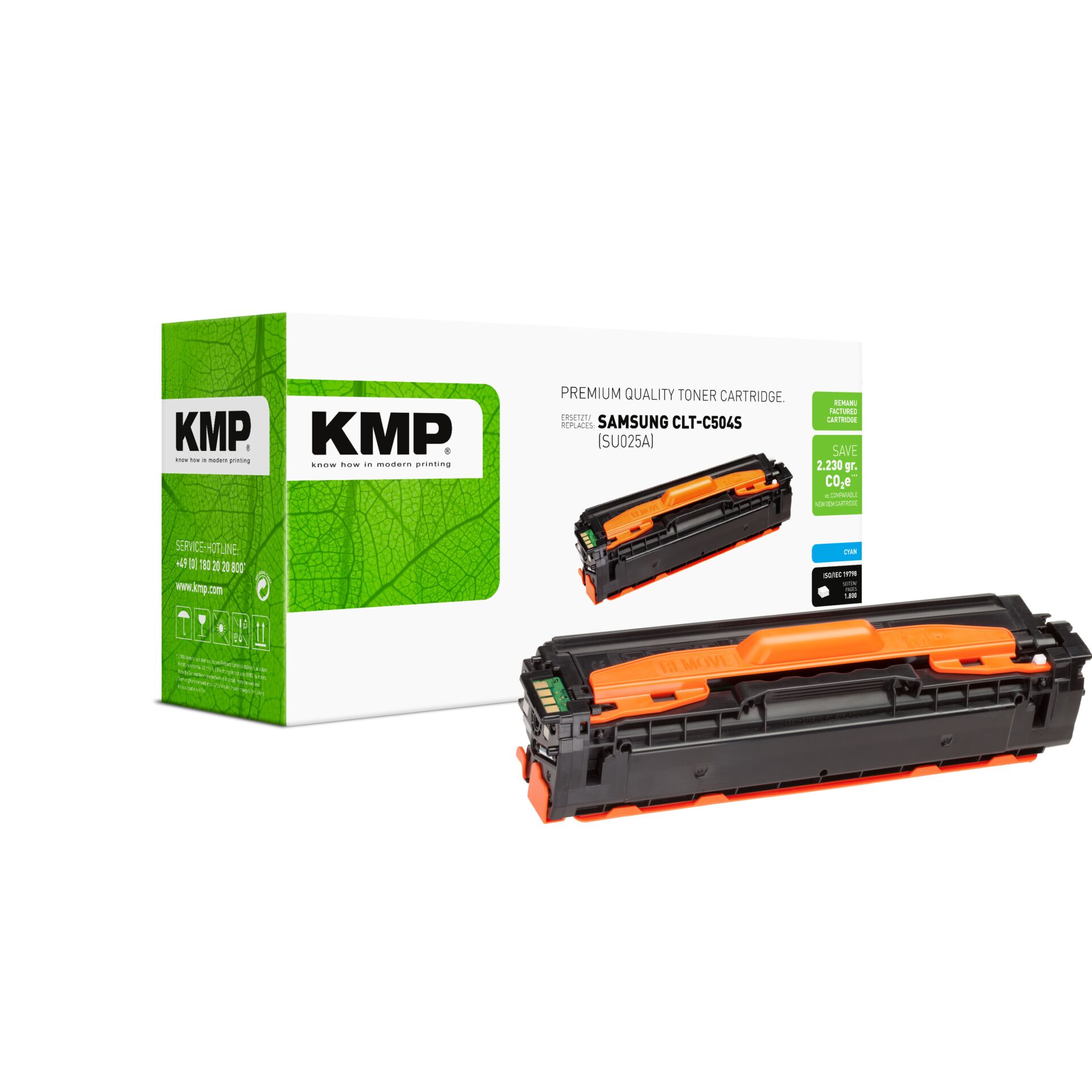 Computerausrüstung, Elektronik, Hardware, Tonerpatrone, Toner, KMP, Schwarz-Orange, Kompatibel