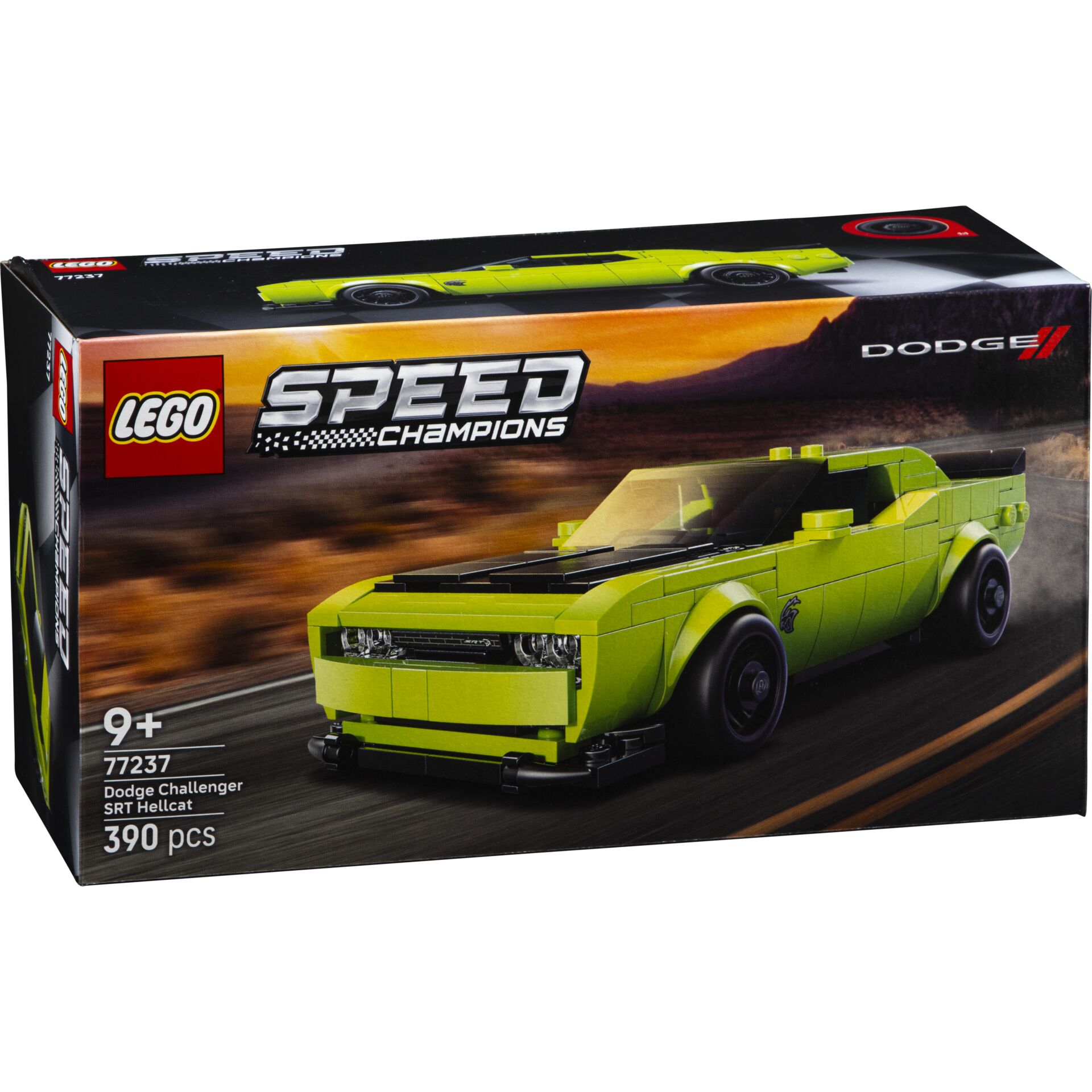 LEGO, Speed Champions, Dodge Challenger, SRT Hellcat, Sport Car