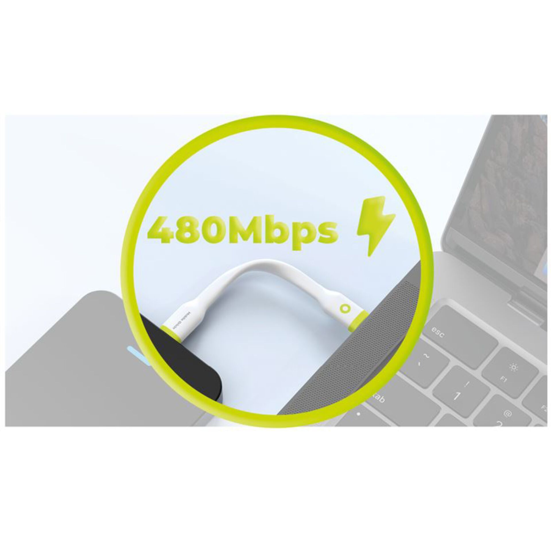 USB-C Kabel, Ladegerät, Laptop Zubehör, Schnellladefunktion, 480 Mbps