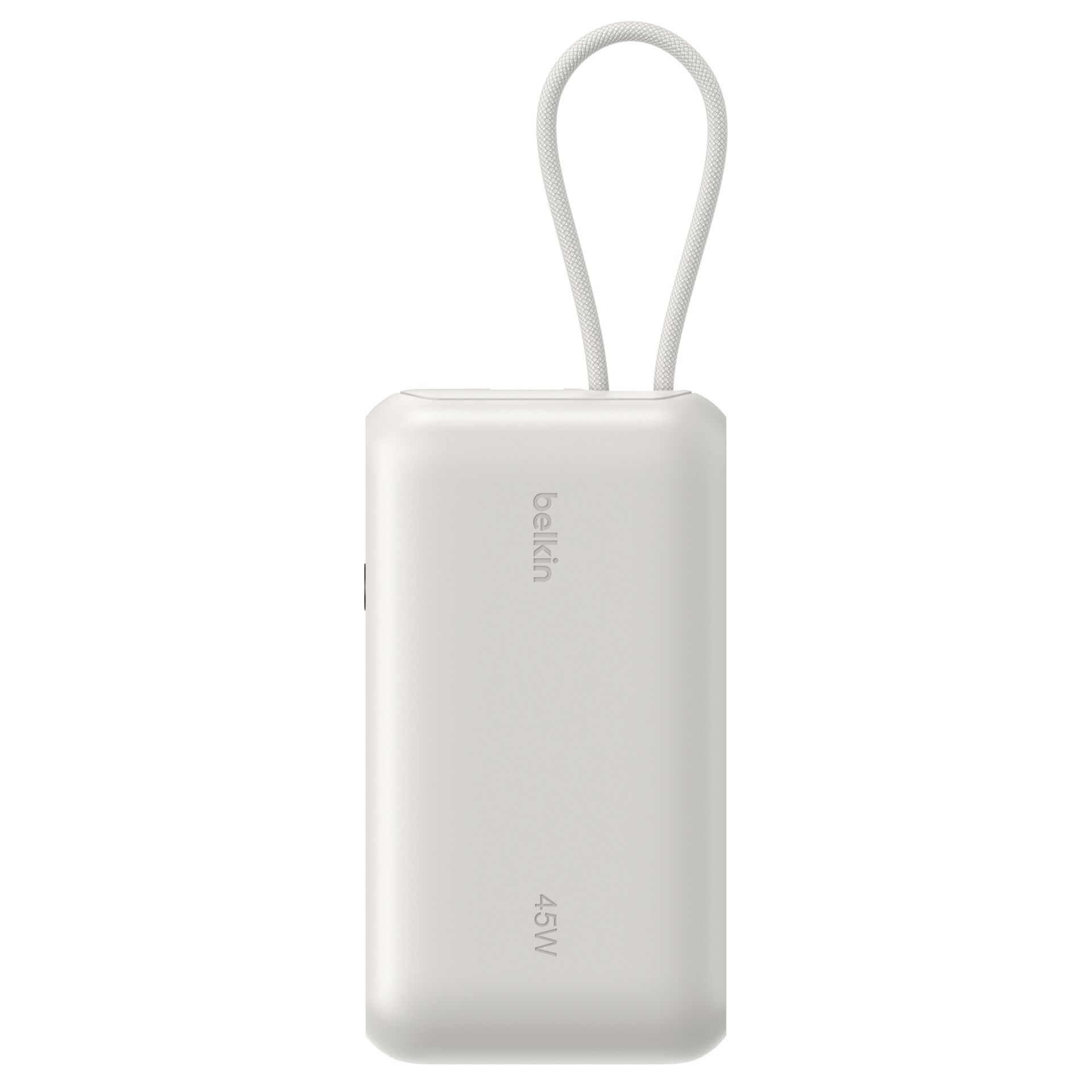 Powerbank, USB-C, 45W, Weiß, Tragbare Ladeeinheit