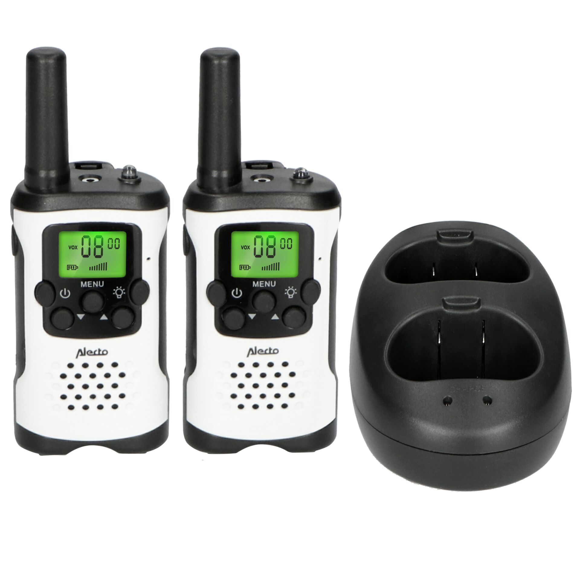 Funkgerät, Duales Funkgerät, Walkie-Talkie, Akkuladegerät, Schnellladegerät