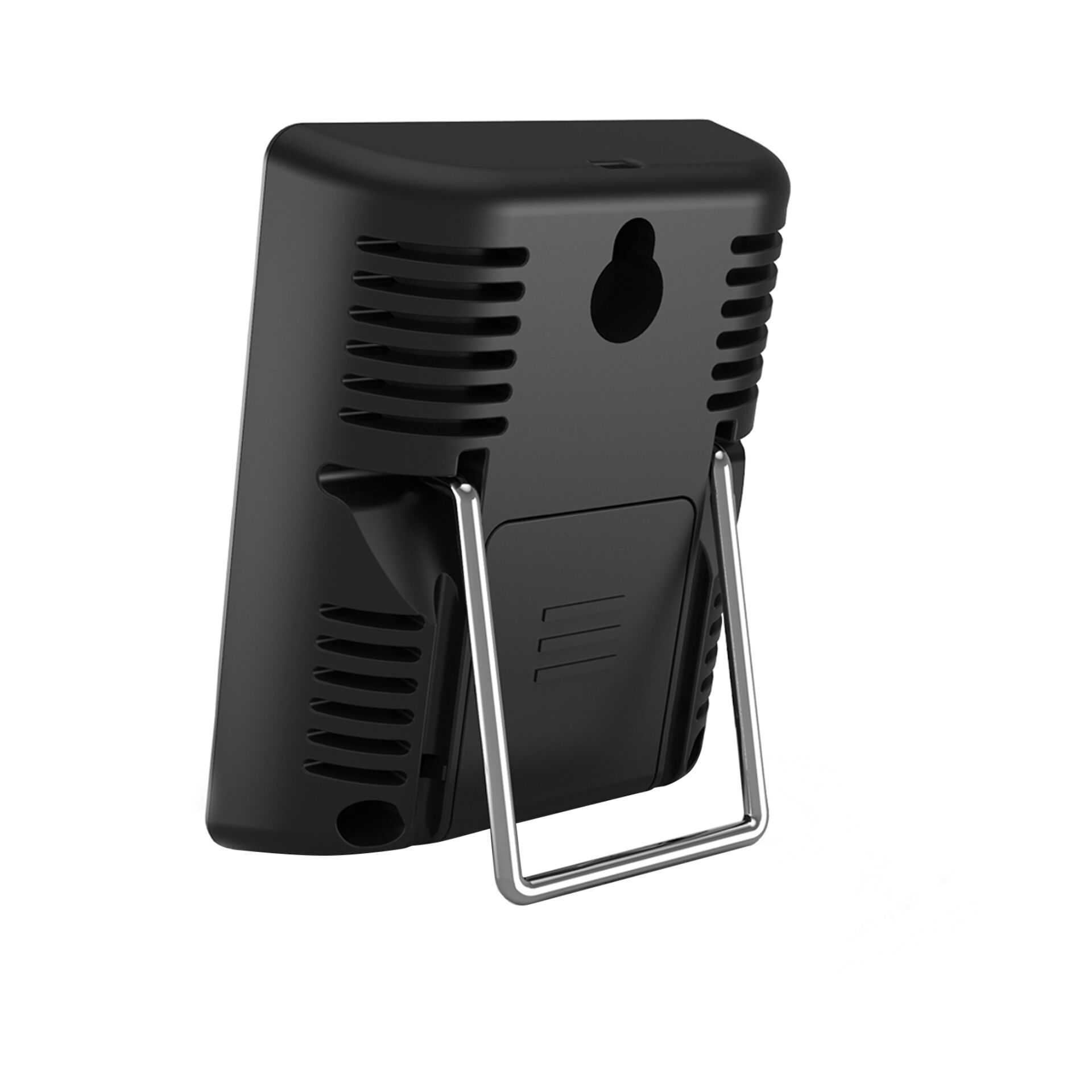 auto-ladegerät, USB-Adapter, kompakt, schwarz, klappständer