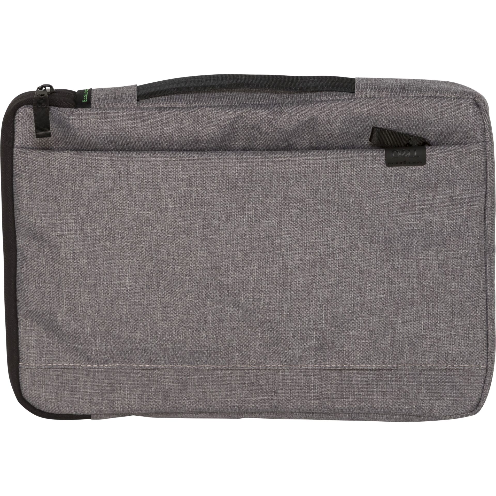Laptophülle, Graues Gewebe, Reißverschlusstasche, Tragegriff, Schlankes Etui