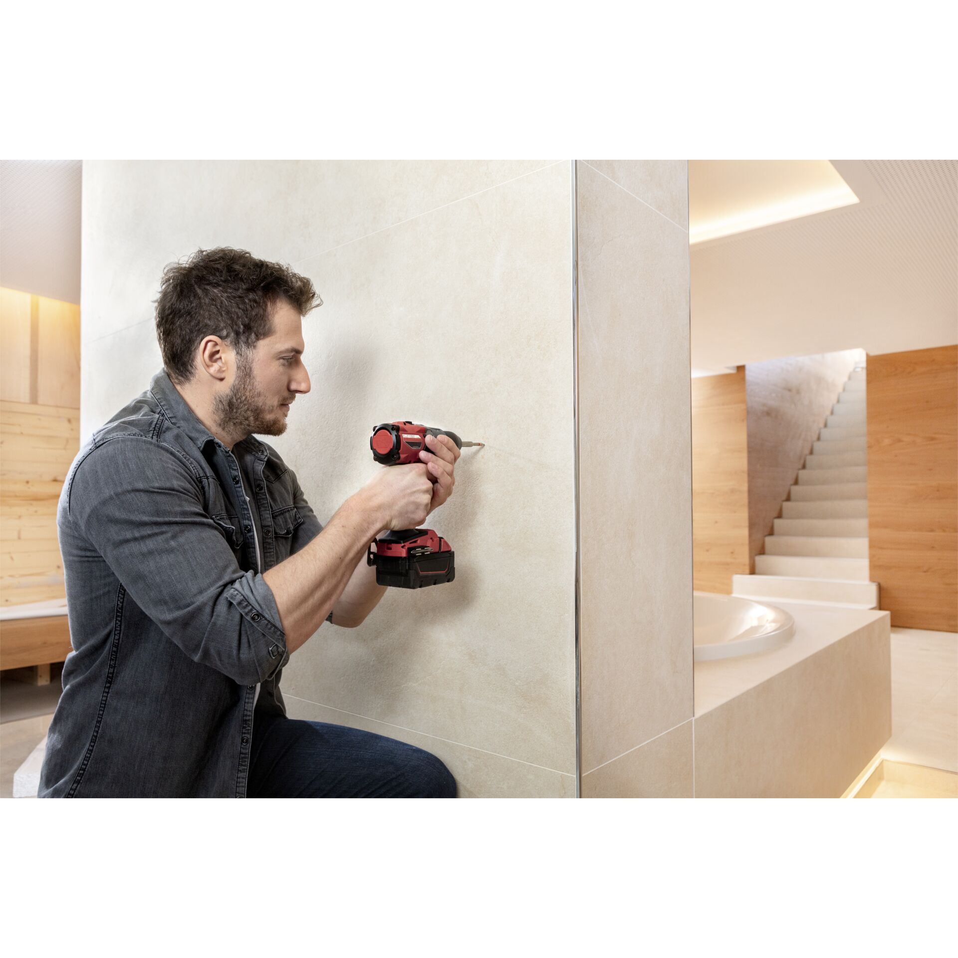 Elektrische Bohrmaschine, Werkzeug, Innenarchitektur, Treppe, Photographie