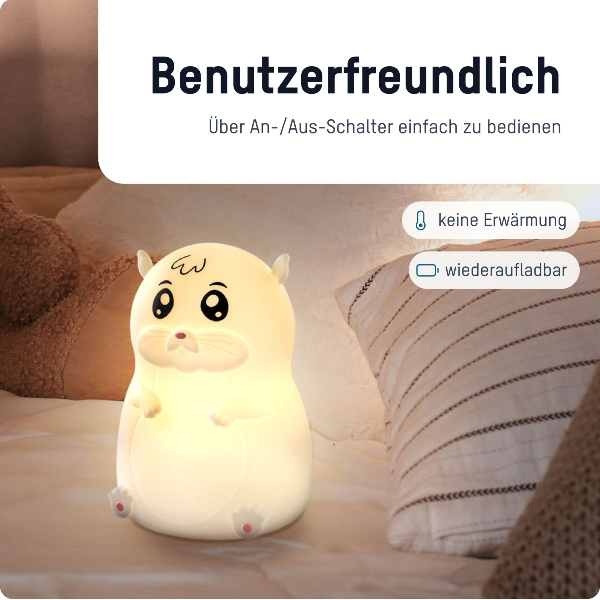 Nachtlicht, Lampe, Tierform, LED, Kinderzimmer
