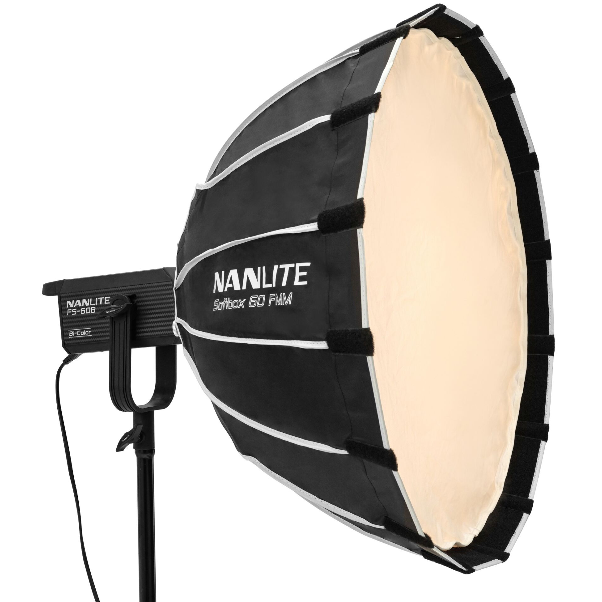 Softbox, 60cm, Bi-color, Beleuchtungslicht, Nanlite