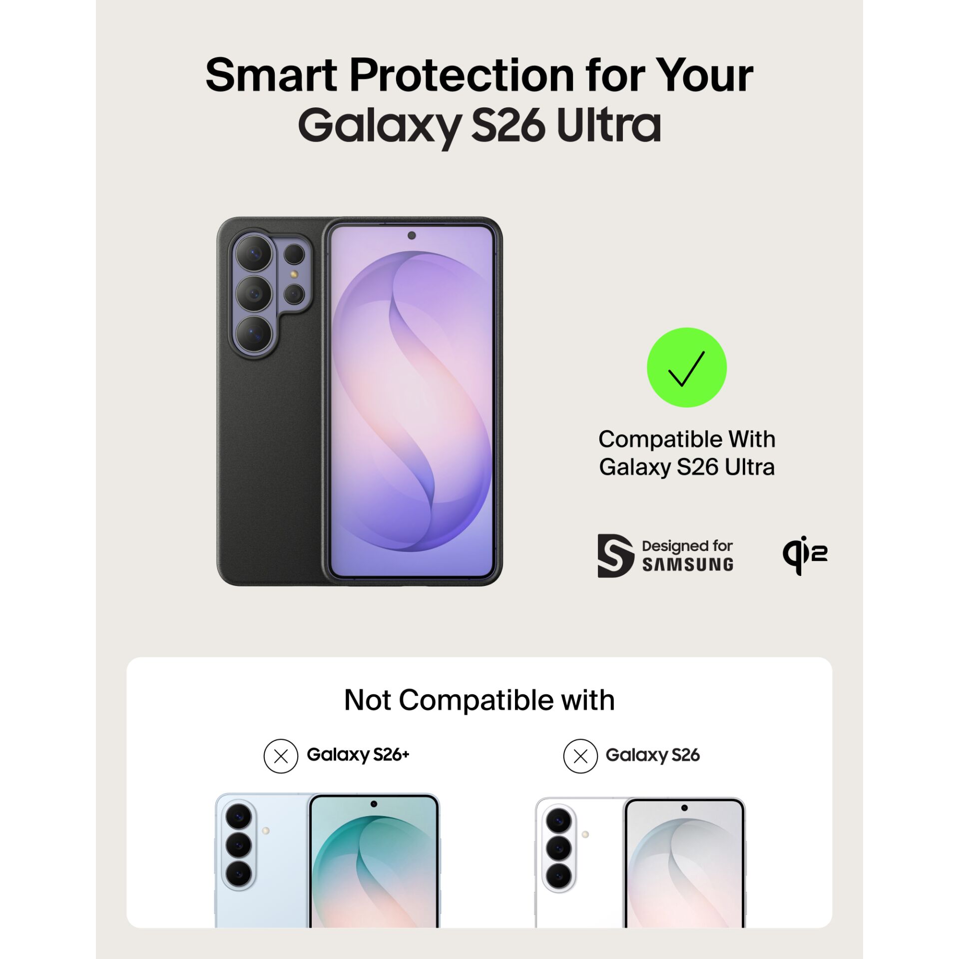 smartphone, Galaxy S26 Ultra, case, Schutz, Display-Kompatibilität