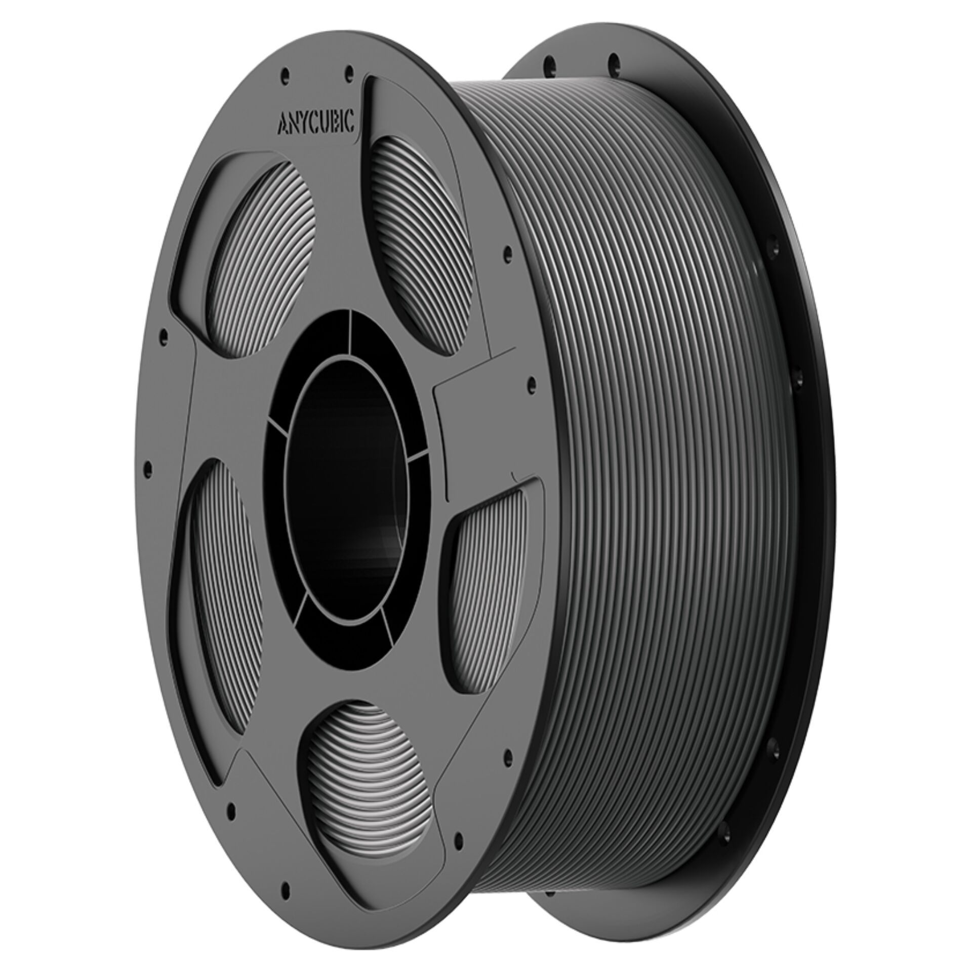 3D-Printer Filament, PLA Filament, Spule, Grau, Leicht flexibel