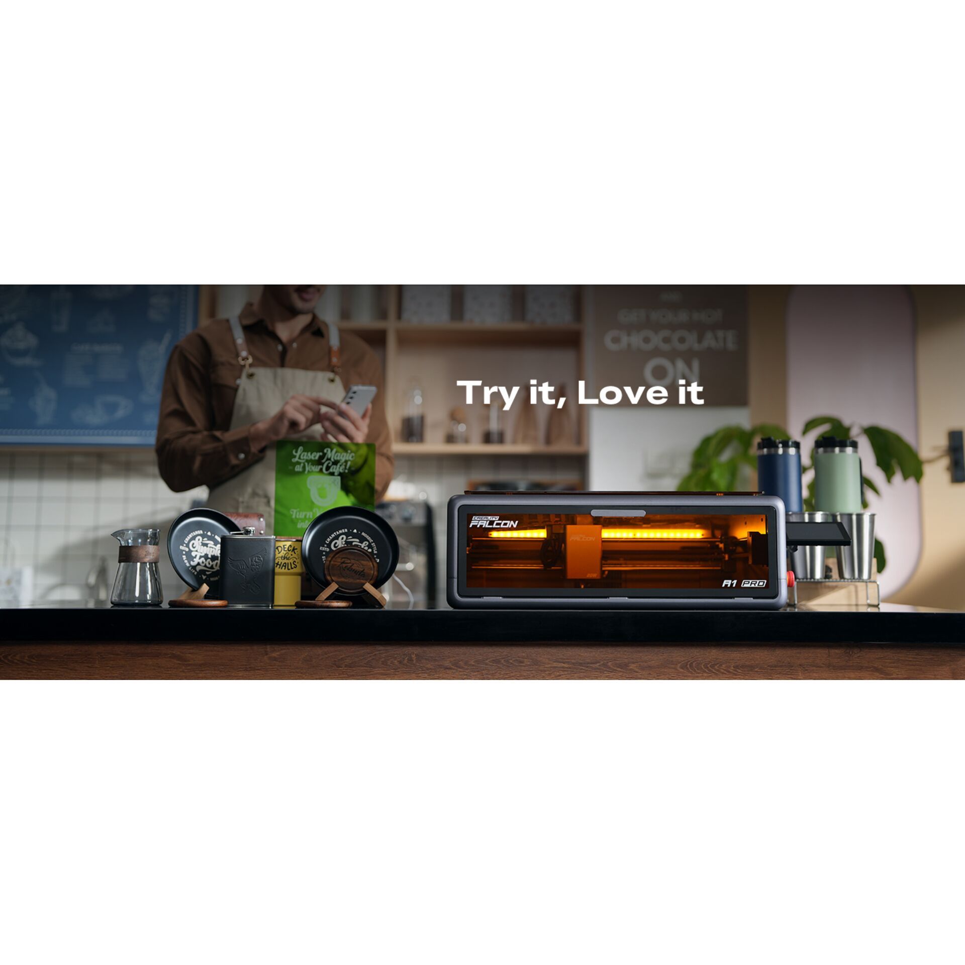 Espresso-Maschine, Thekenoberfläche, Barista, Kaffeemühle, Küchengerät